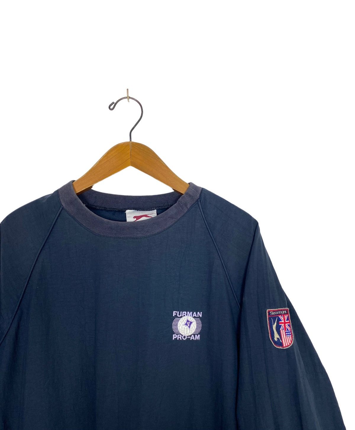 Vintage Rare‼️ Vintage Slazenger Furman Pro-am Sweatshirt Small Logo Size US M / EU 48-50 / 2 - 2 Thumbnail