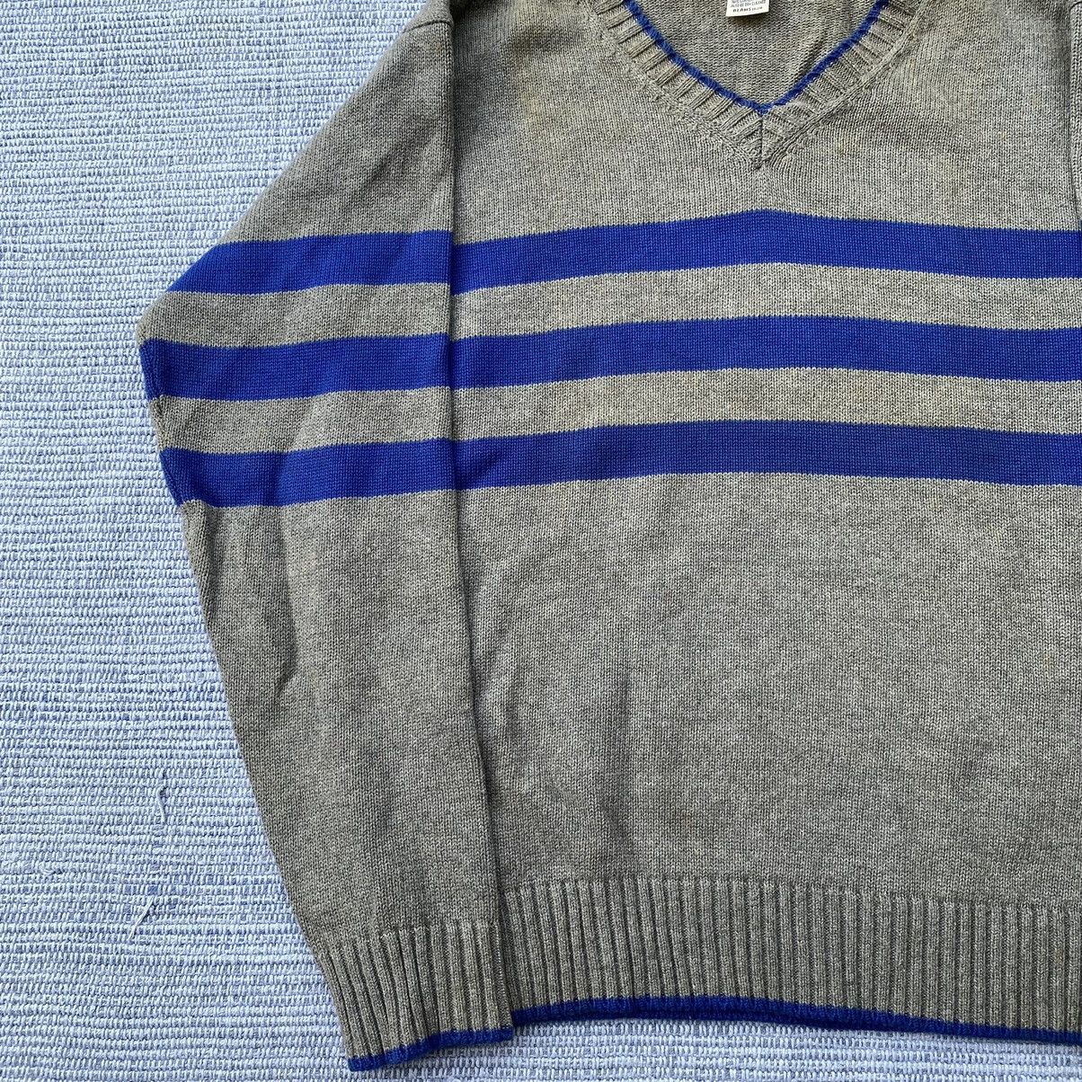 Beams Plus grey striped jumper Size US M / EU 48-50 / 2 - 4 Thumbnail
