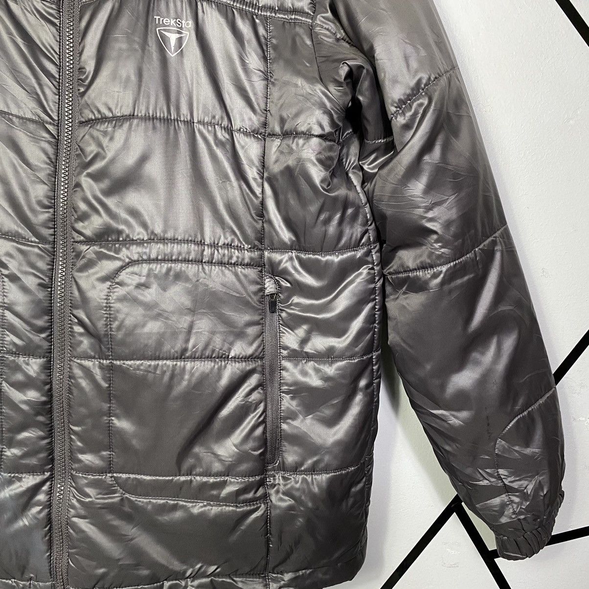 Japanese Brand × Vintage Vintage ‼️Treksta Light Puffer Jacket Zip Up Size US M / EU 48-50 / 2 - 7 Thumbnail