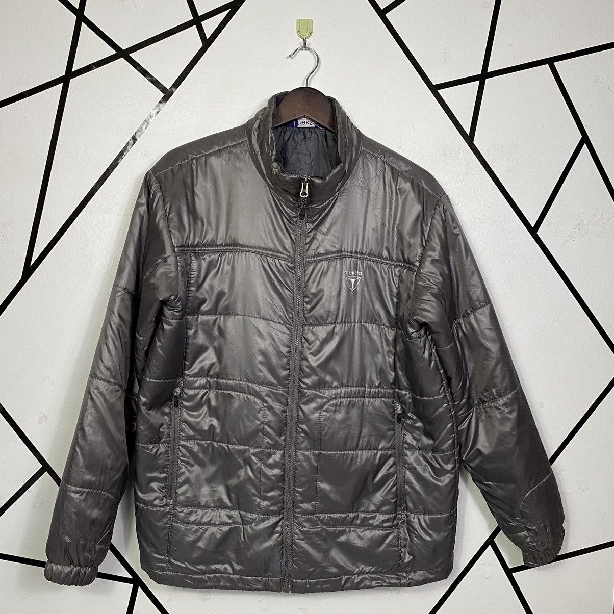 Japanese Brand × Vintage Vintage ‼️Treksta Light Puffer Jacket Zip Up Size US M / EU 48-50 / 2 - 1 Thumbnail