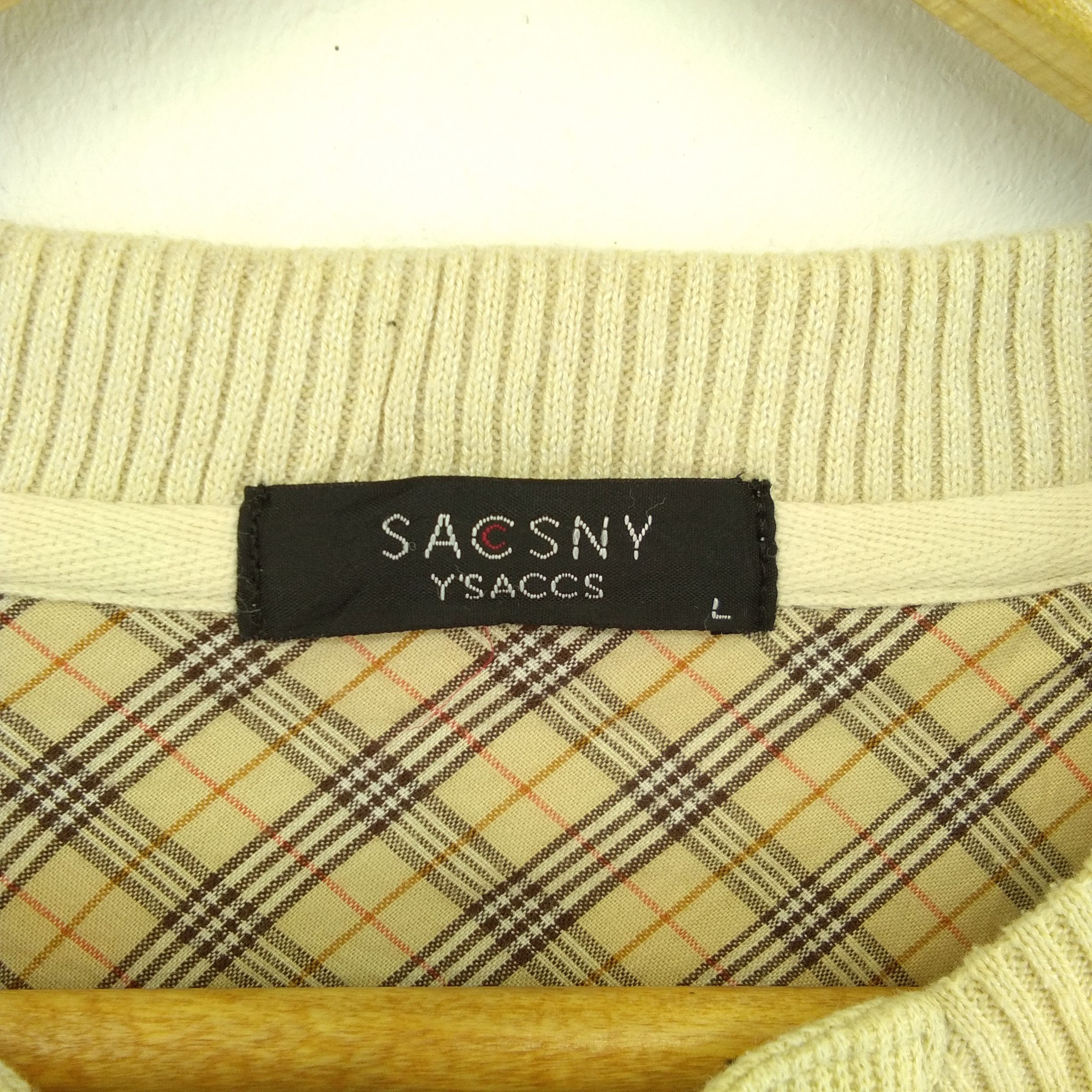 Yohji Yamamoto Yohji Yamamoto Sweatshirt SACSNY Y'SACCS Quarter Button Size US M / EU 48-50 / 2 - 4 Thumbnail