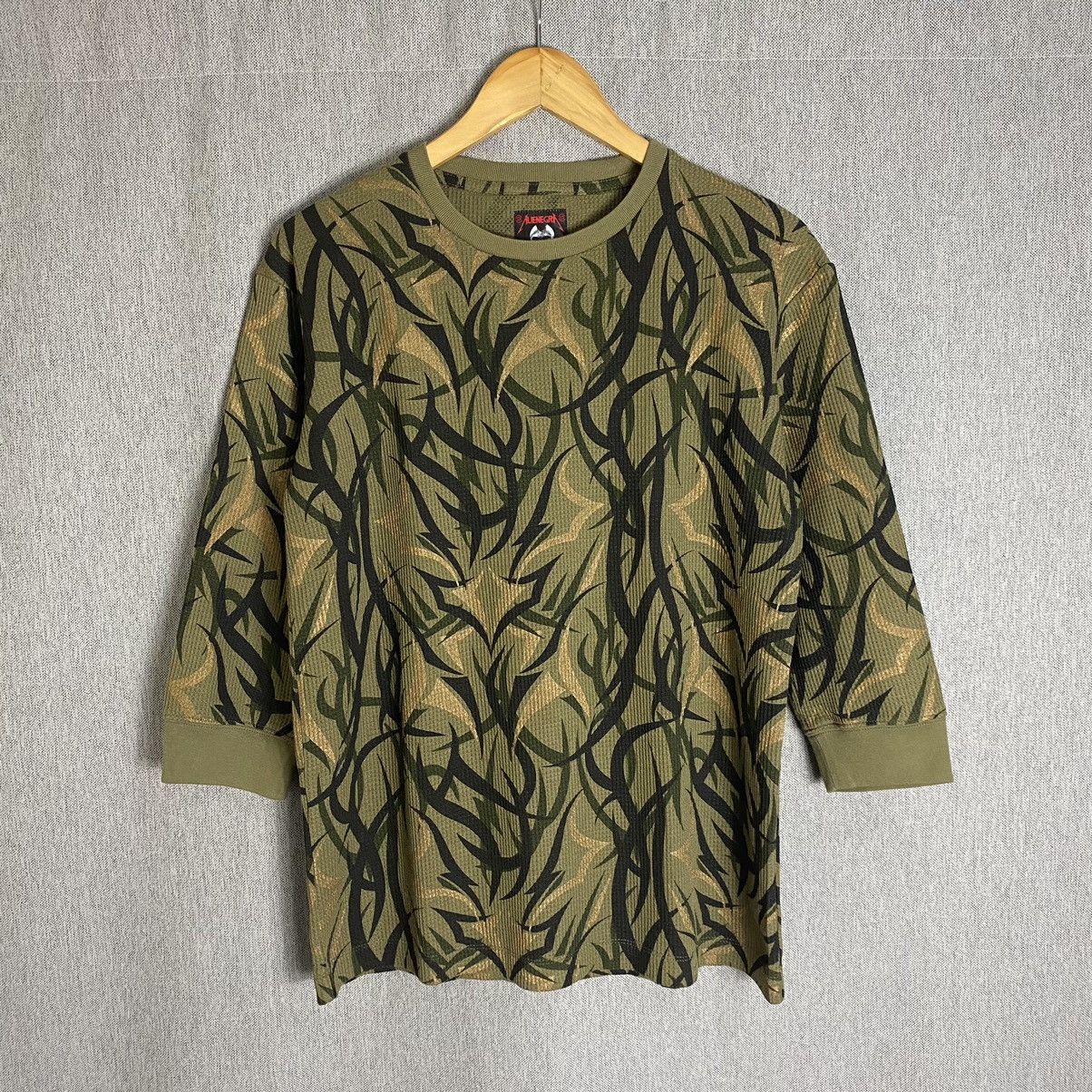 CLOT Clot - “ALIENEGRA” 3/4 Sleeve Camo Size US M / EU 48-50 / 2 - 1 Thumbnail