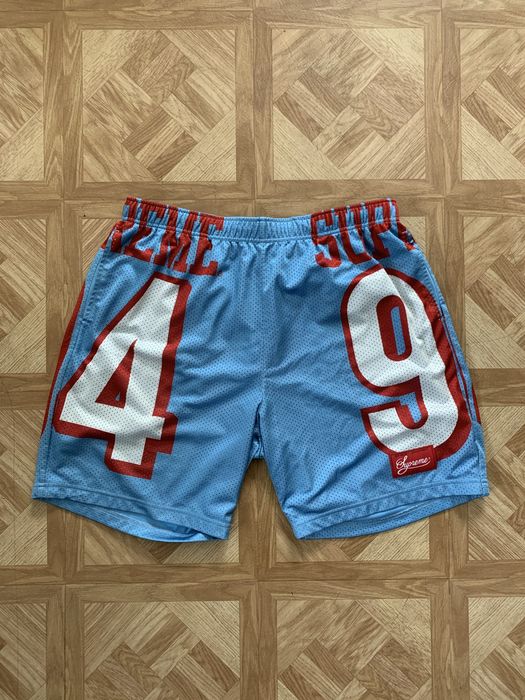 Supreme Supreme 94 Jersey Shorts Blue | Grailed