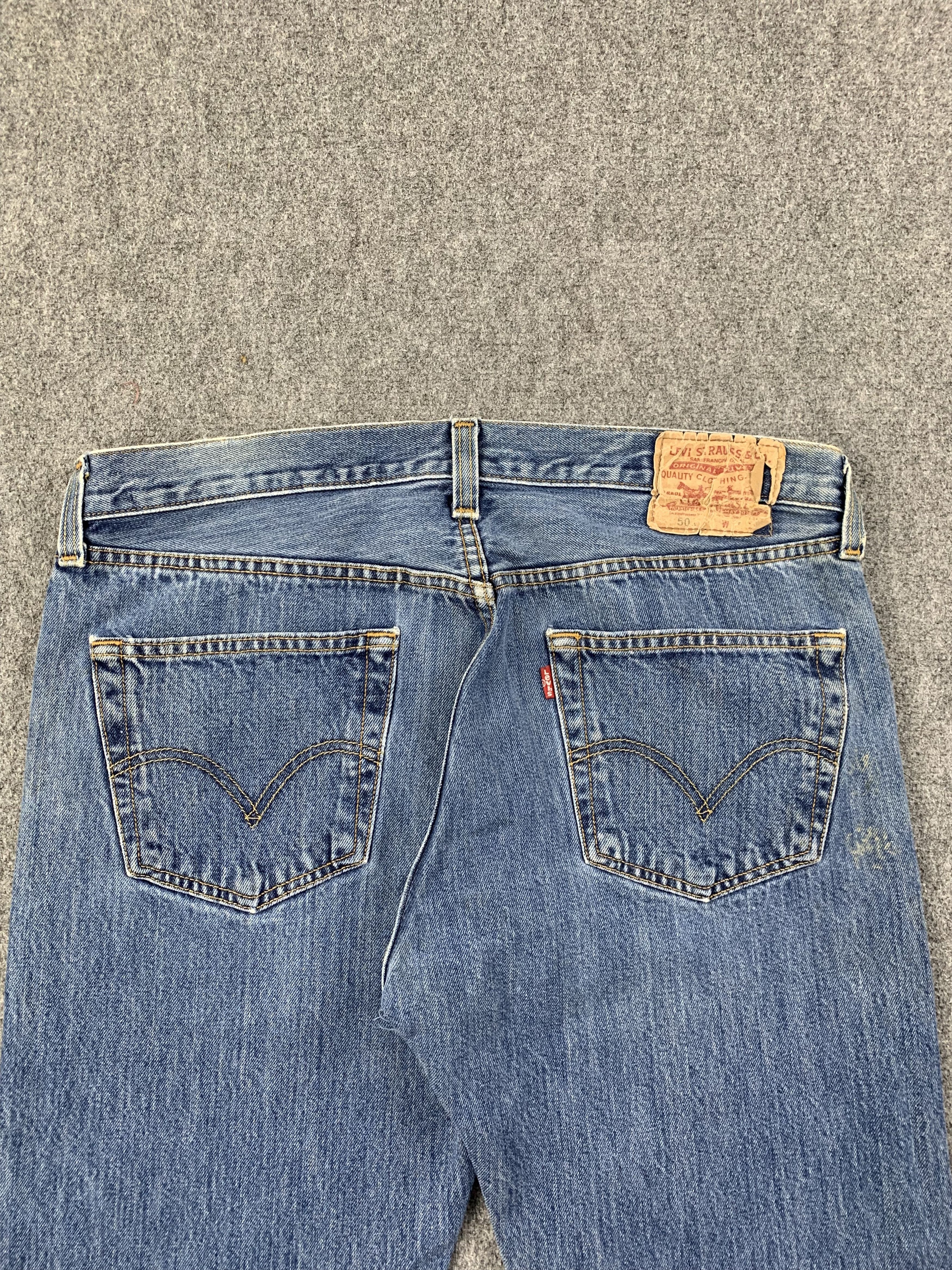 Levi's Vintage Levis 501 Faded Blue Jeans DP2203 Size US 36 / EU 52 - 5 Thumbnail