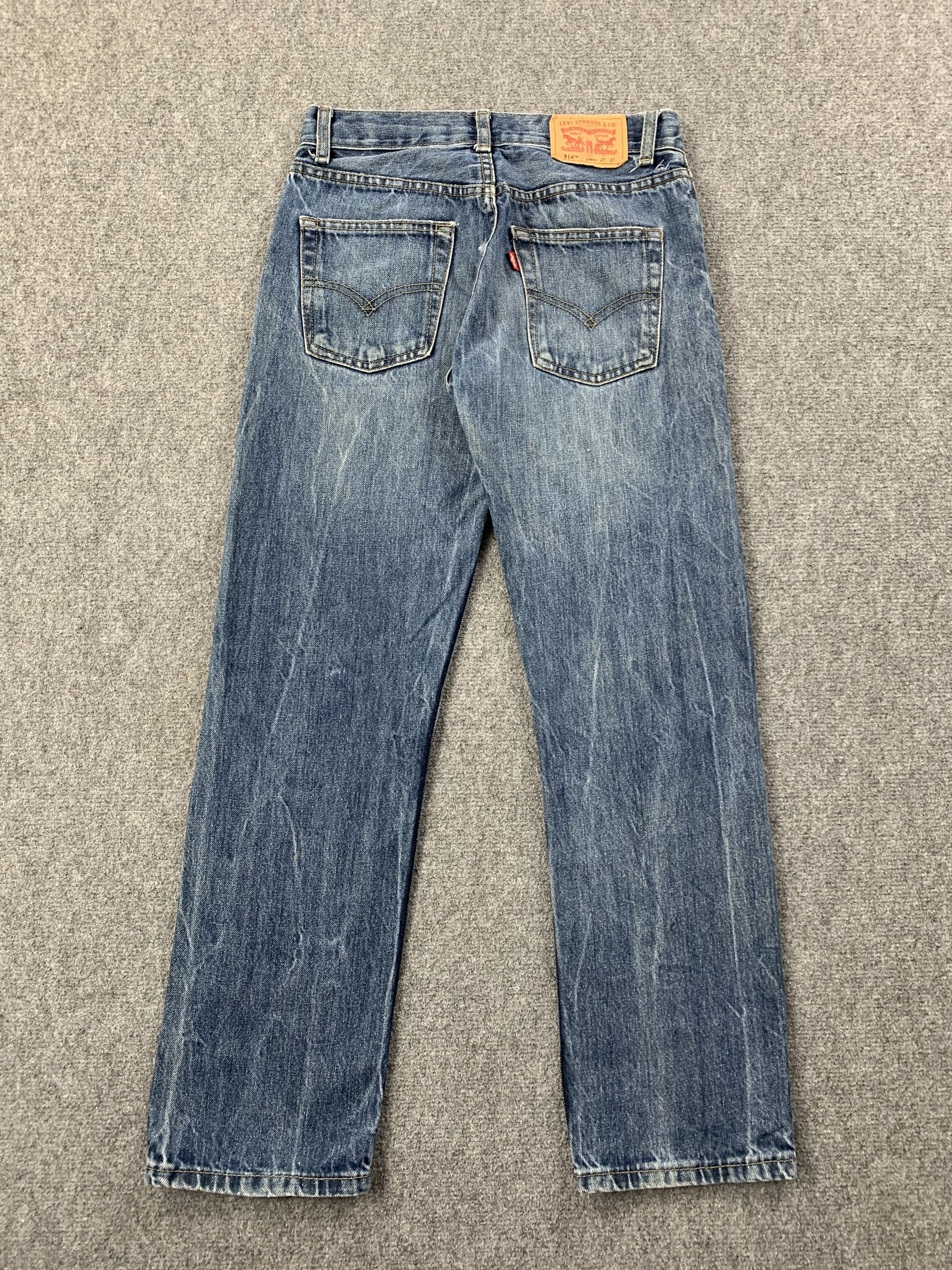 Levi's Vintage Levis 514 Faded Blue Jeans DP2206 Size US 28 / EU 44 - 4 Thumbnail