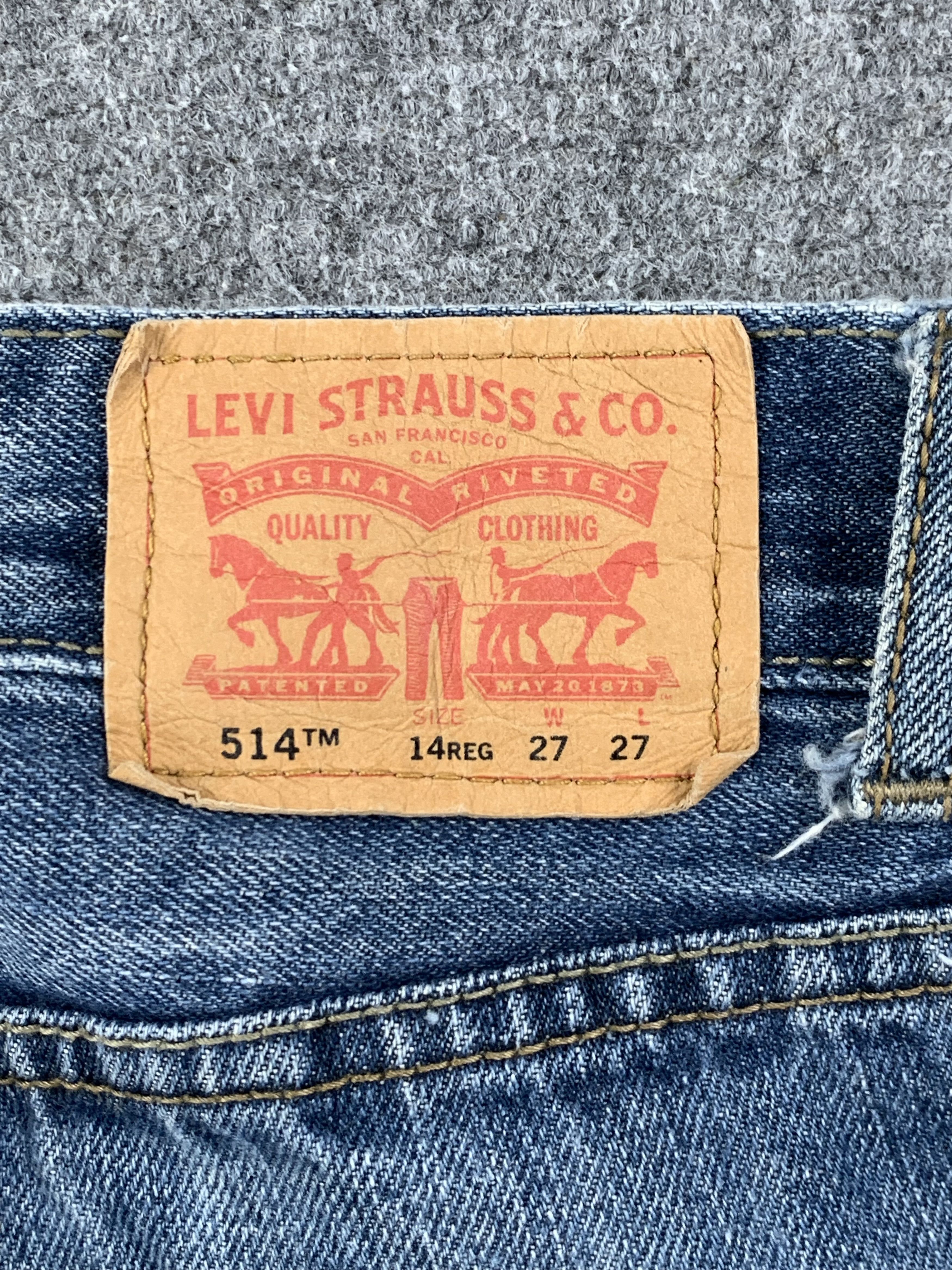 Levi's Vintage Levis 514 Faded Blue Jeans DP2206 Size US 28 / EU 44 - 6 Thumbnail