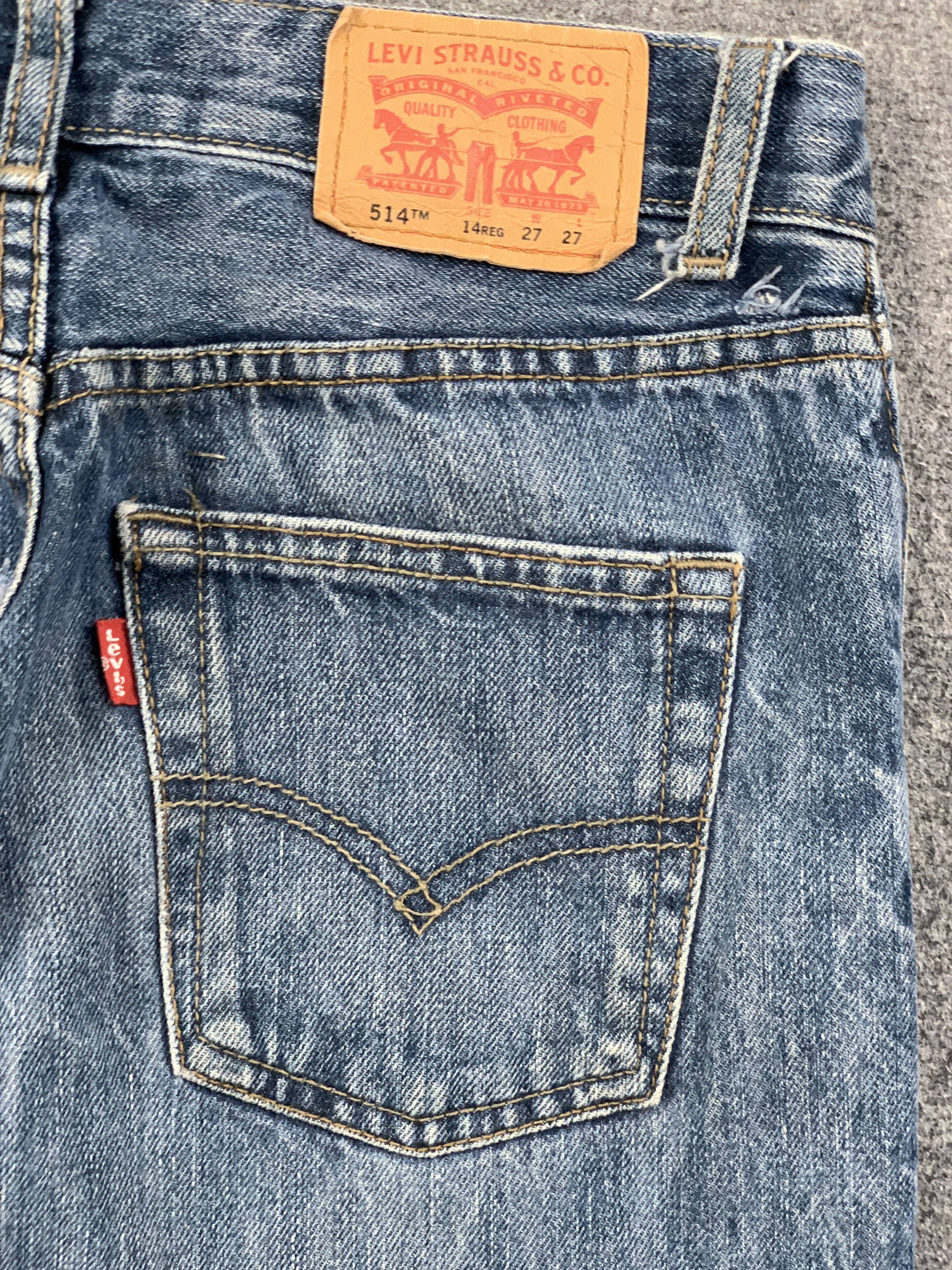 Levi's Vintage Levis 514 Faded Blue Jeans DP2206 Size US 28 / EU 44 - 19 Thumbnail