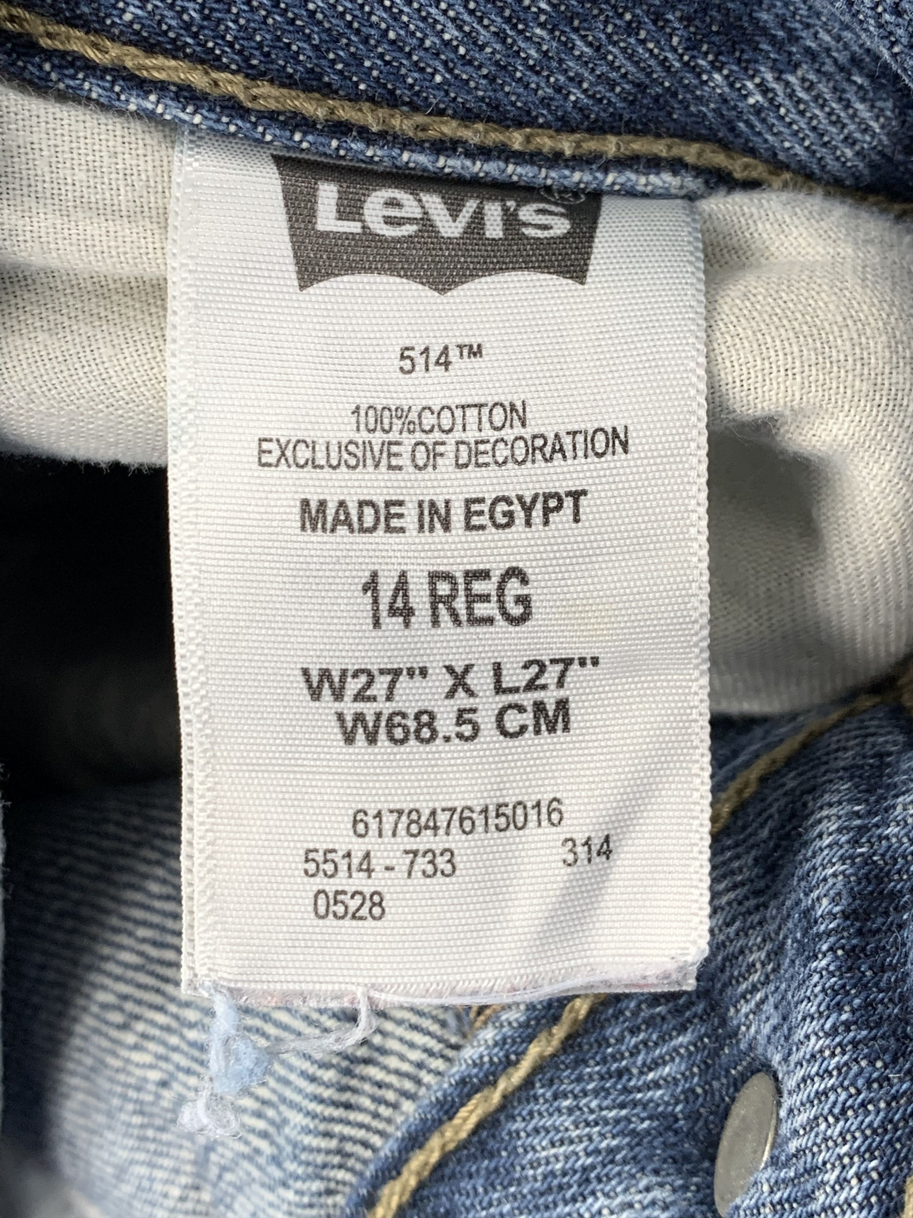 Levi's Vintage Levis 514 Faded Blue Jeans DP2206 Size US 28 / EU 44 - 8 Thumbnail