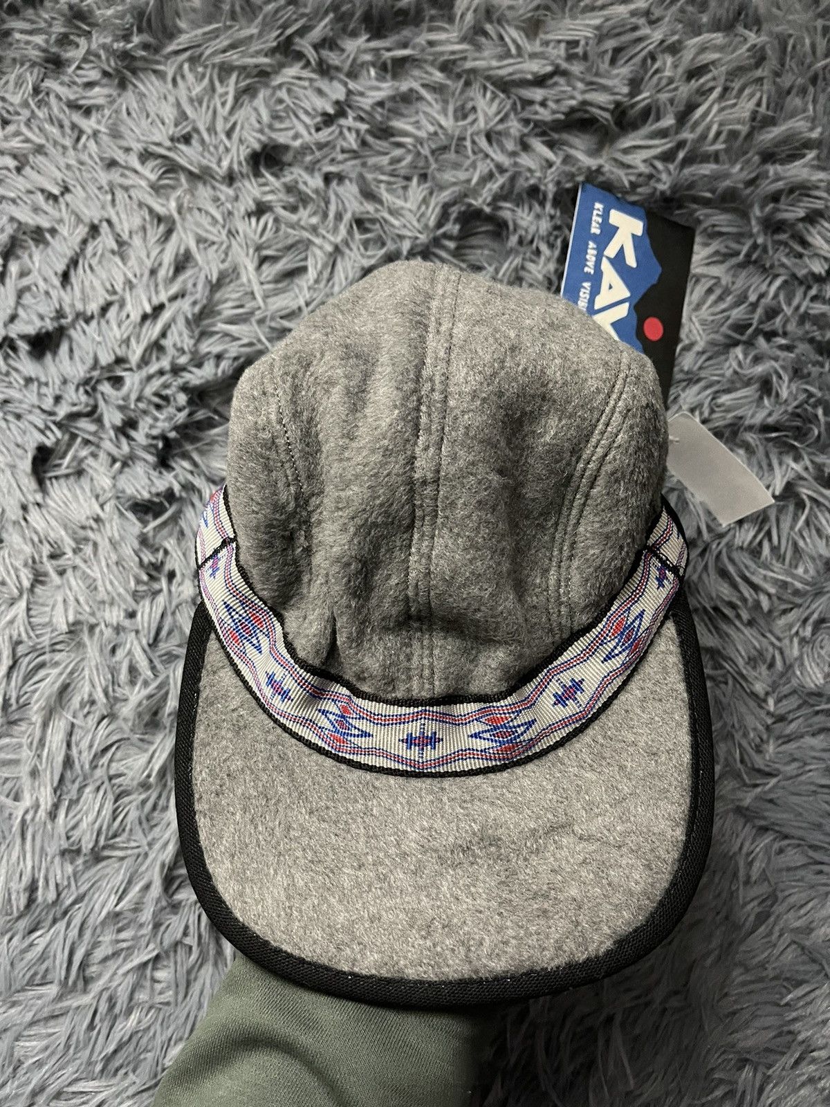KAVU KAVU gorpcore style USA fleece cap NWT Size ONE SIZE - 1 Thumbnail