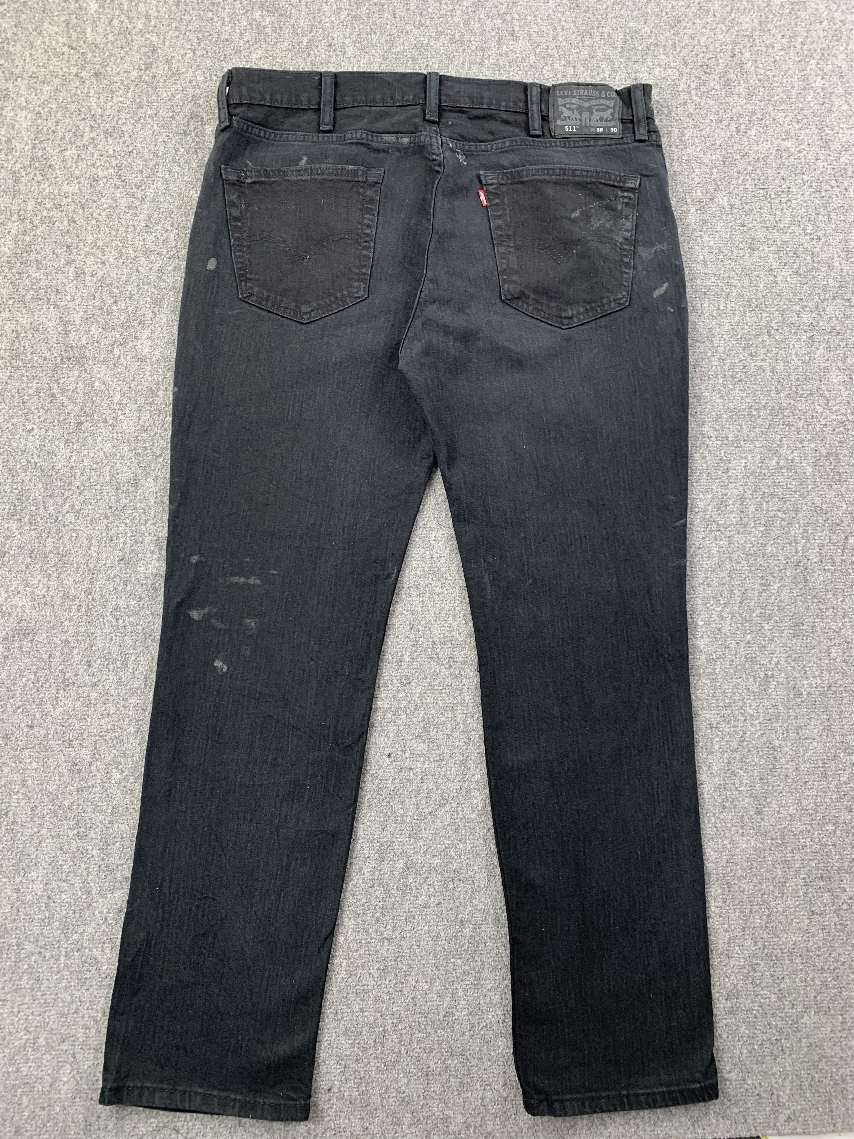 Levi's Vintage Dirty Levis 511 Faded Black Jeans DP2207 Size US 37 - 4 Thumbnail