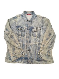 Supreme Supreme Flocked Denim Trucker Jacket | Grailed