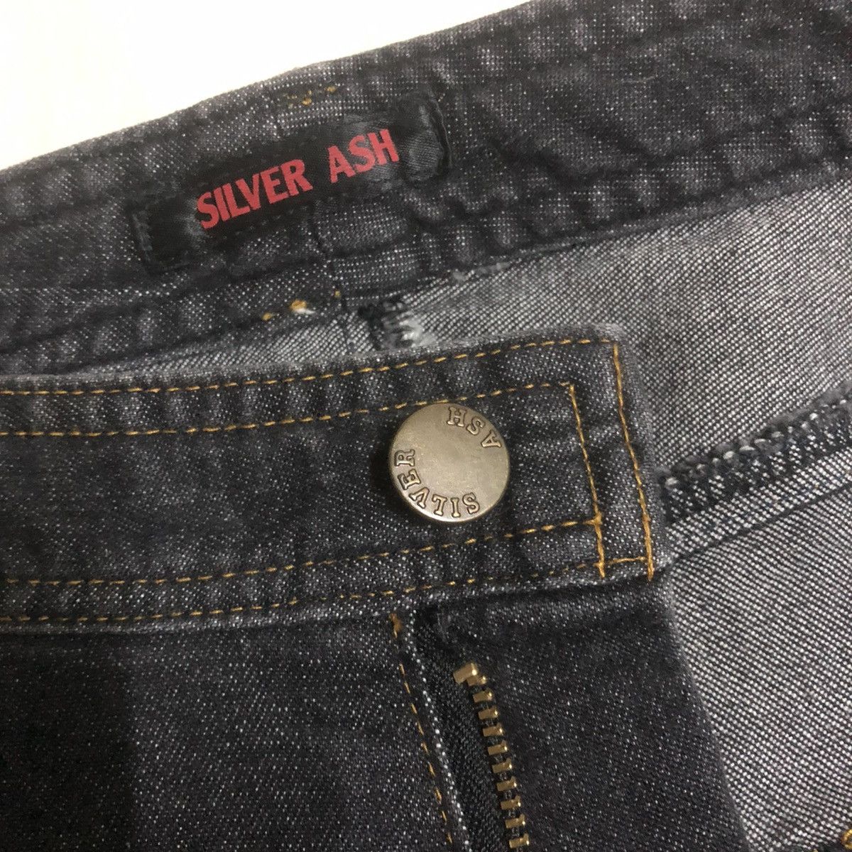 Japanese Brand × Seditionaries Silver Ash Japan Stretchable Flare Zipper Denim Size US 29 - 3 Thumbnail