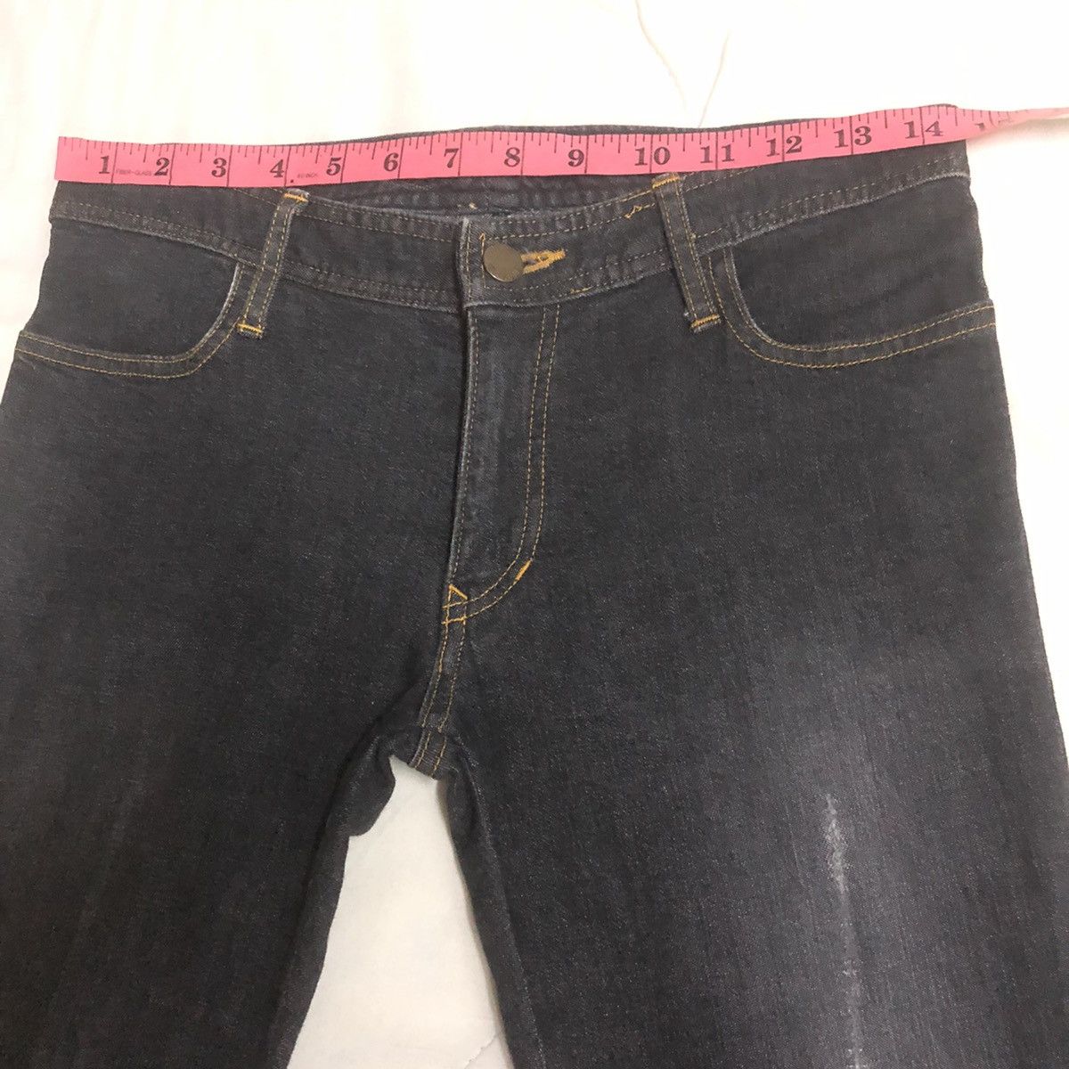 Japanese Brand × Seditionaries Silver Ash Japan Stretchable Flare Zipper Denim Size US 29 - 6 Thumbnail