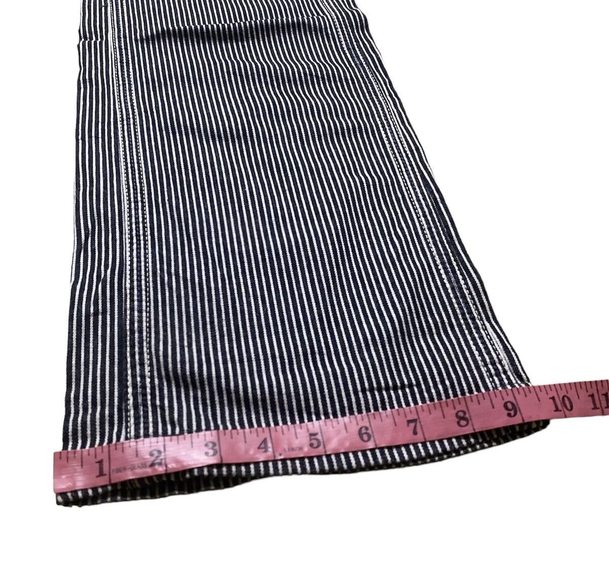 Garment Reproduction of Workers × Johnbull John Bull Japan Hickory Stripe Flare Denim Size US 31 - 12 Thumbnail