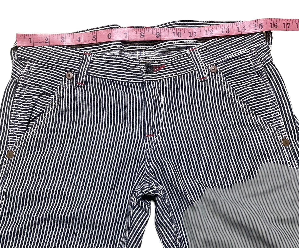 Garment Reproduction of Workers × Johnbull John Bull Japan Hickory Stripe Flare Denim Size US 31 - 6 Thumbnail
