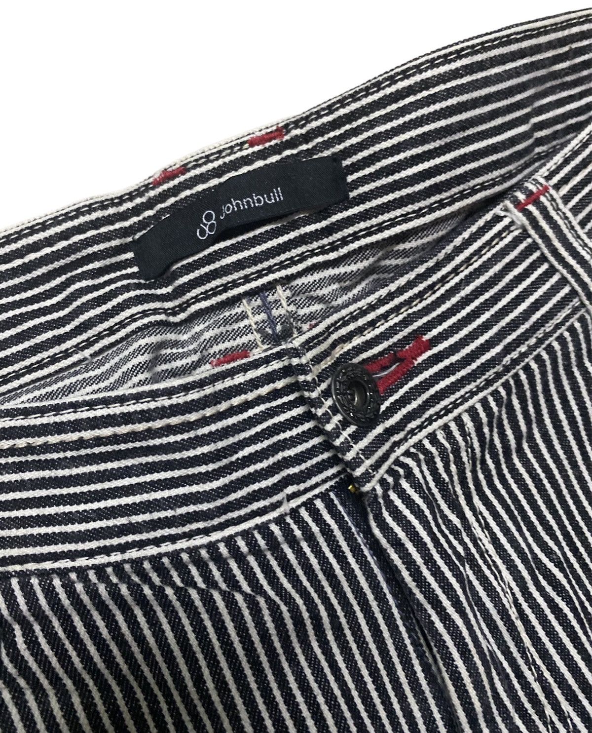 Garment Reproduction of Workers × Johnbull John Bull Japan Hickory Stripe Flare Denim Size US 31 - 2 Thumbnail