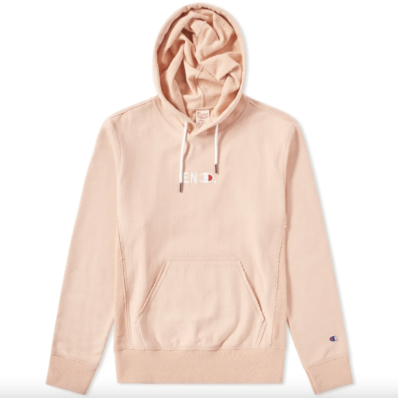 image of X Champion Reverse Weave Terry Hoodie Pink, Men's (Size Medium)