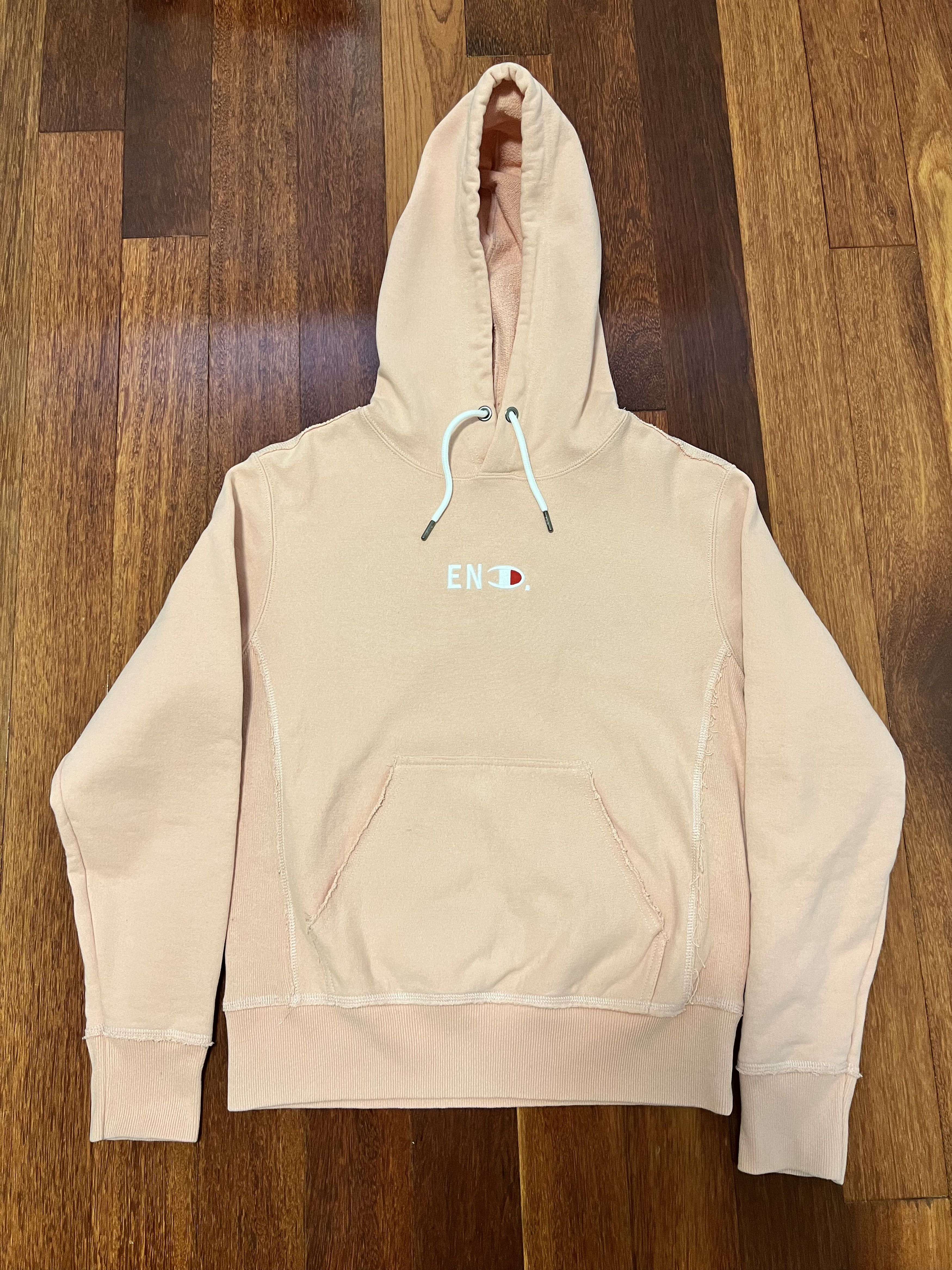 Champion 💚 END. X Champion Reverse Weave Terry Hoodie Pink Size US M / EU 48-50 / 2 - 3 Thumbnail