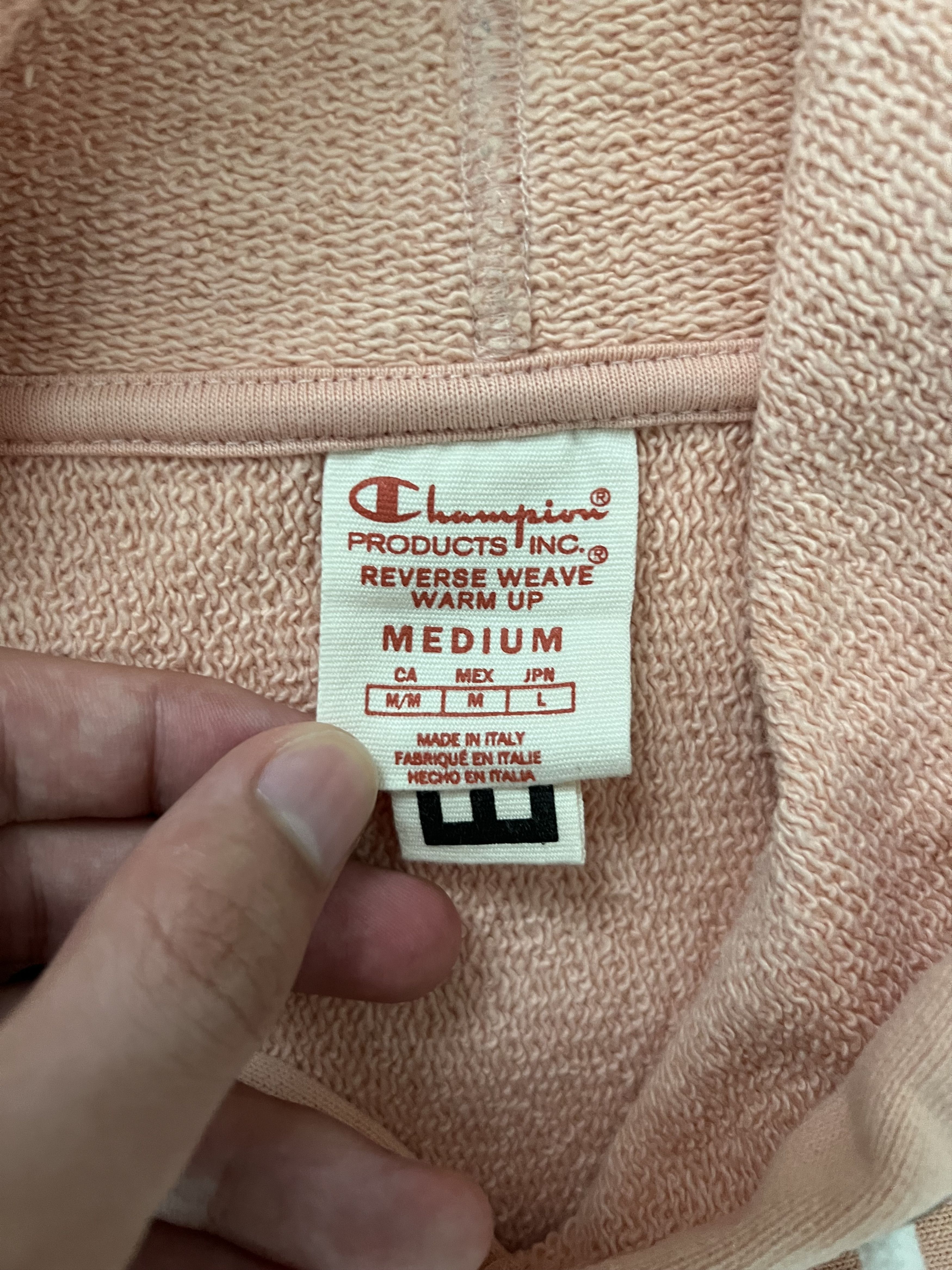 Champion 💚 END. X Champion Reverse Weave Terry Hoodie Pink Size US M / EU 48-50 / 2 - 7 Thumbnail