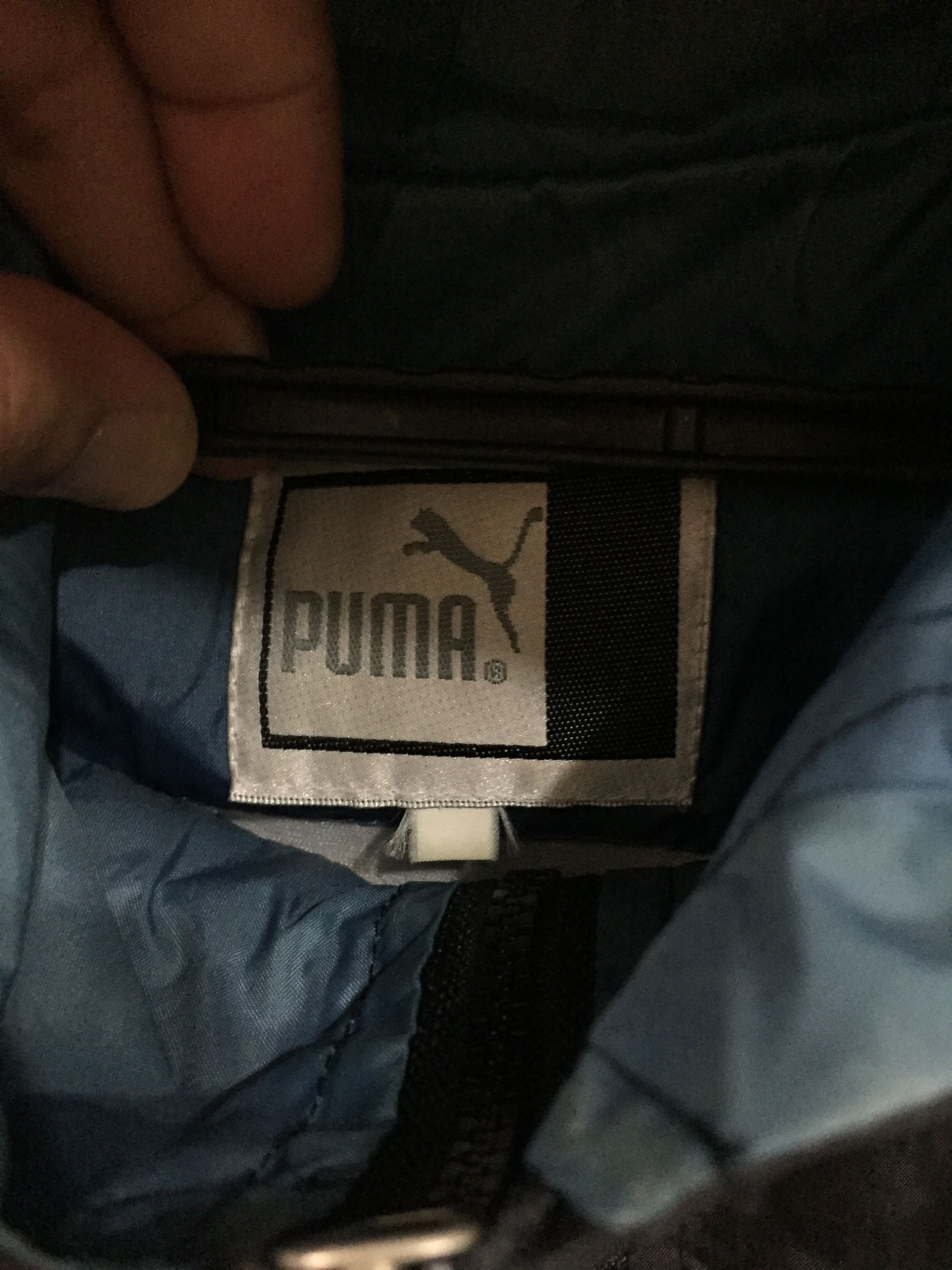 Puma Vintage PUMA jacket hoodie windbreaker big logo fits XL Size US XL / EU 56 / 4 - 4 Thumbnail