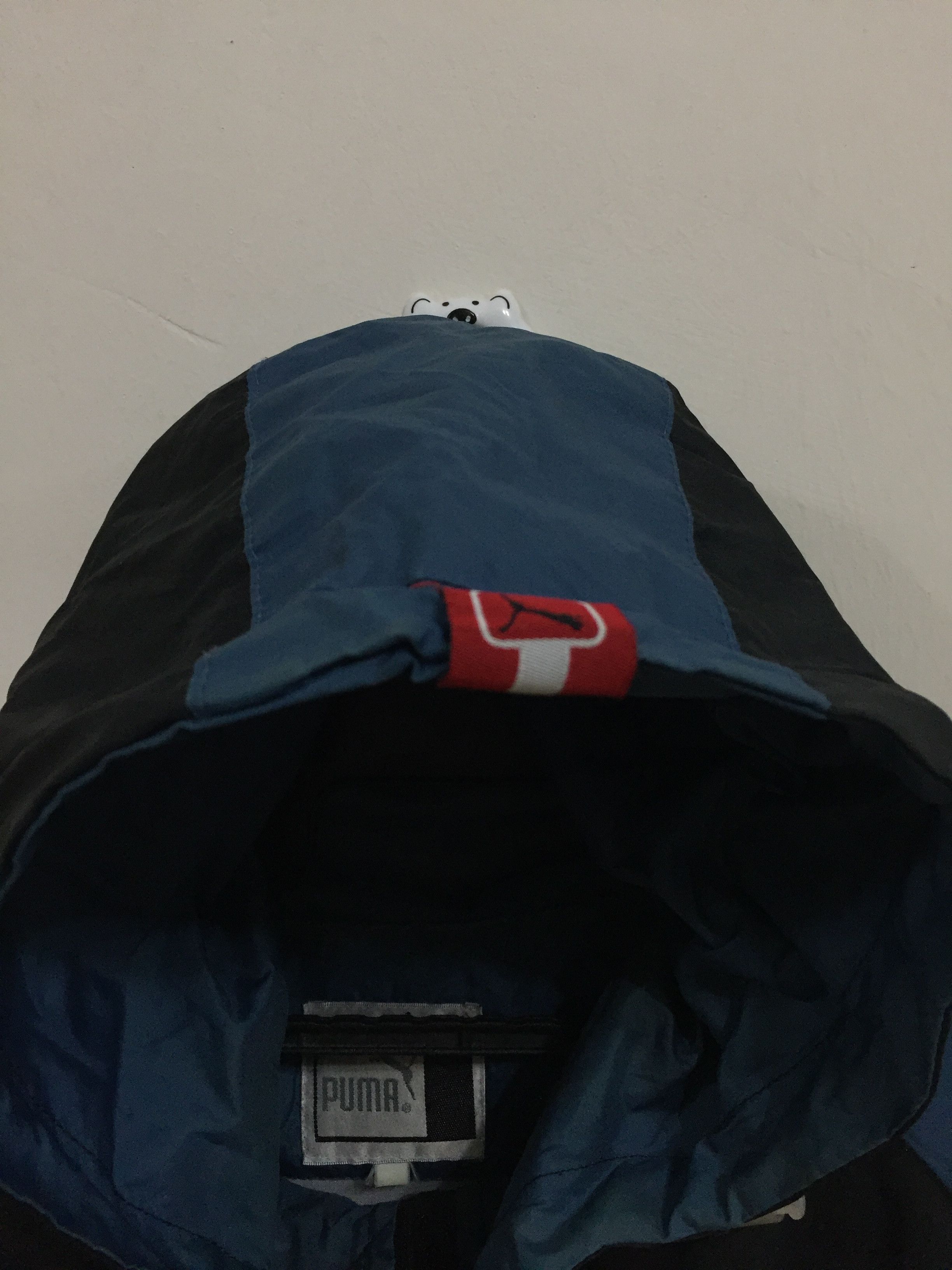 Puma Vintage PUMA jacket hoodie windbreaker big logo fits XL Size US XL / EU 56 / 4 - 5 Thumbnail