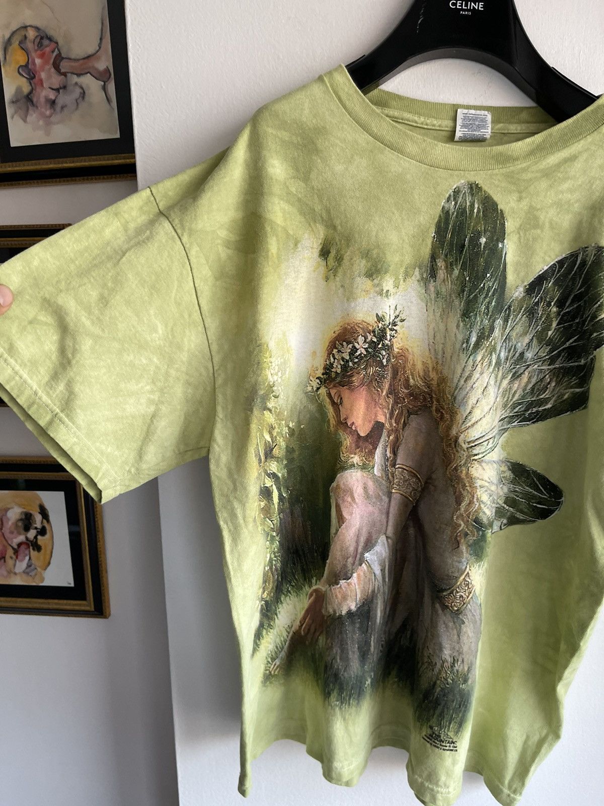 Vintage Vintage 2000s Angel Fairy Butterfly Girl Shirt Size US XL / EU 56 / 4 - 3 Thumbnail