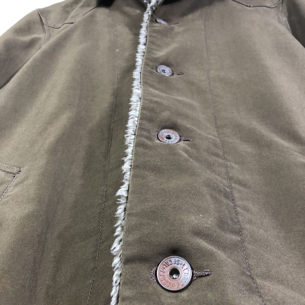 Levi's Rare! Levi’s Sherpa Quilted Lining Coat Jacket Size US M / EU 48-50 / 2 - 7 Thumbnail
