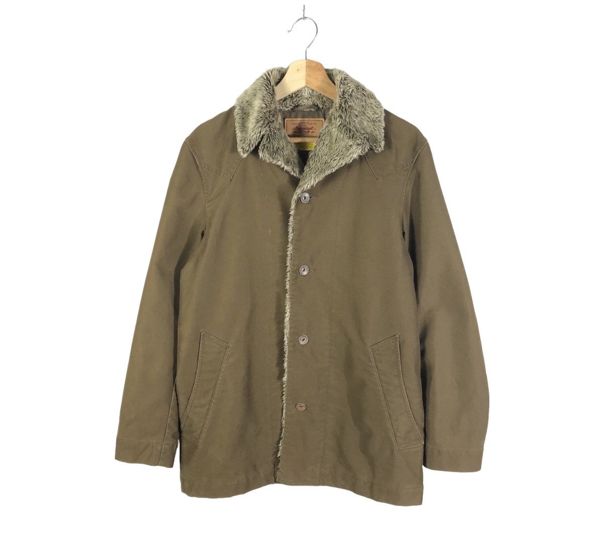 Levi's Rare! Levi’s Sherpa Quilted Lining Coat Jacket Size US M / EU 48-50 / 2 - 1 Thumbnail