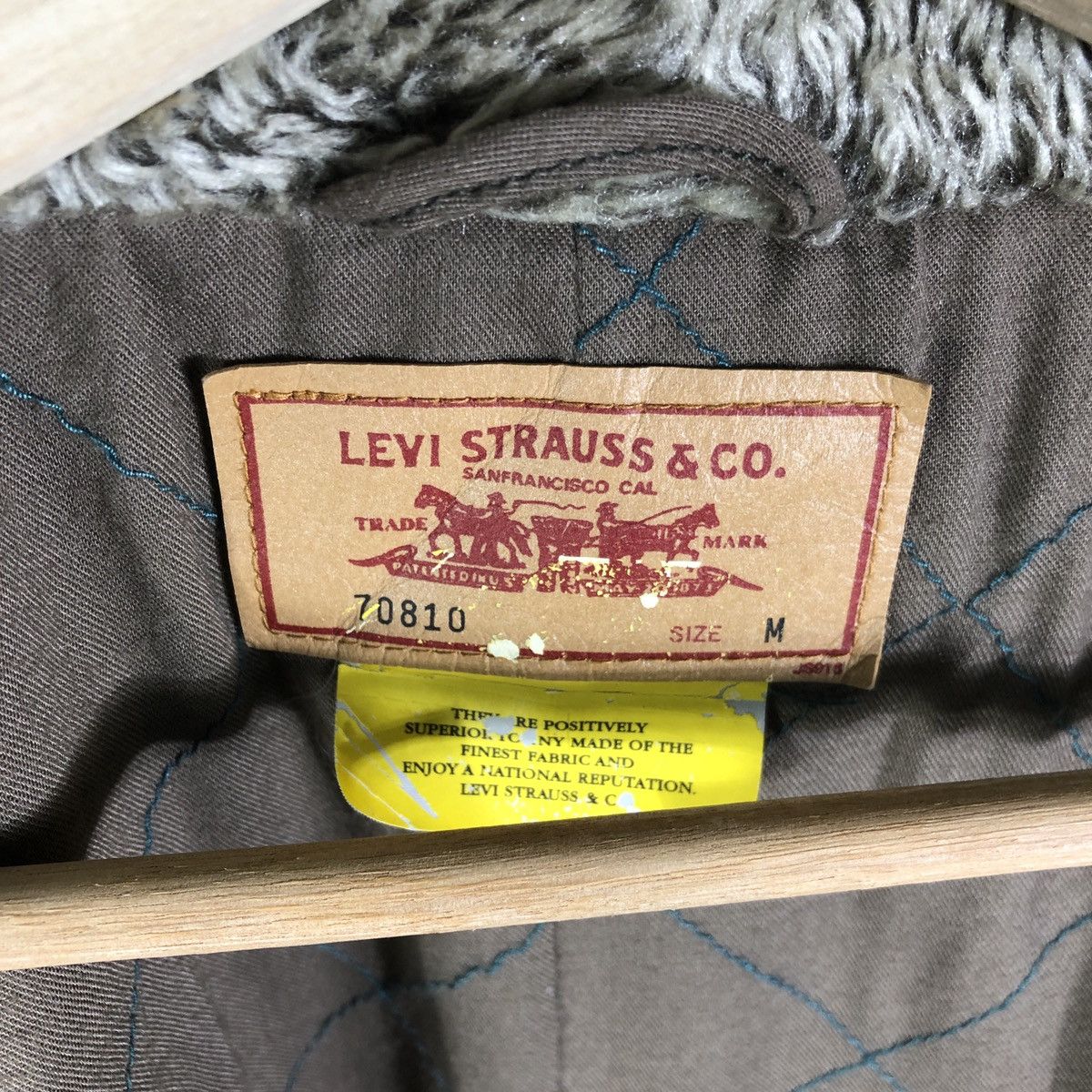 Levi's Rare! Levi’s Sherpa Quilted Lining Coat Jacket Size US M / EU 48-50 / 2 - 13 Thumbnail