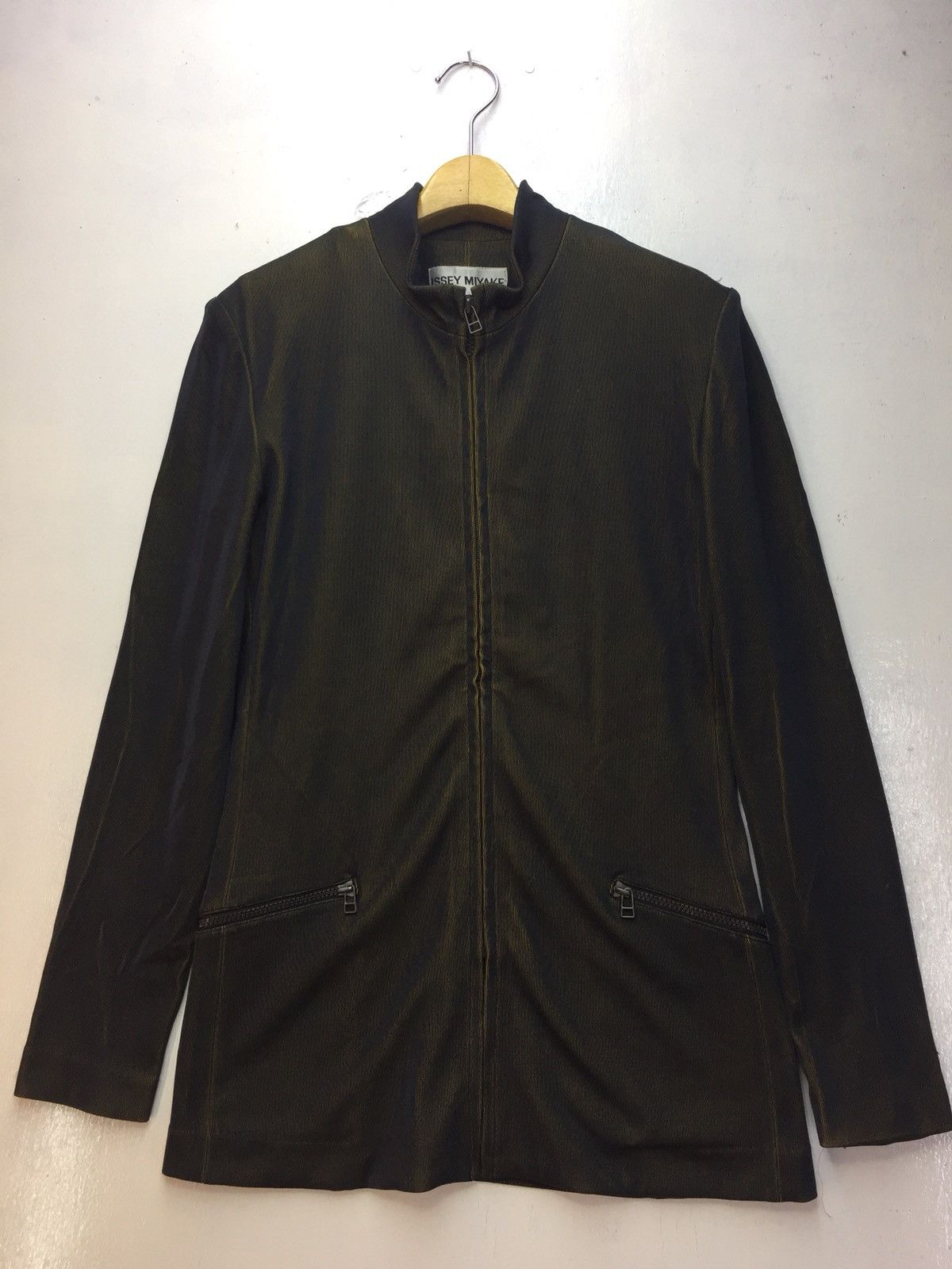 Issey Miyake × Japanese Brand Issey Miyake Zipper Metalic Jacket Size US L / EU 52-54 / 3 - 1 Thumbnail