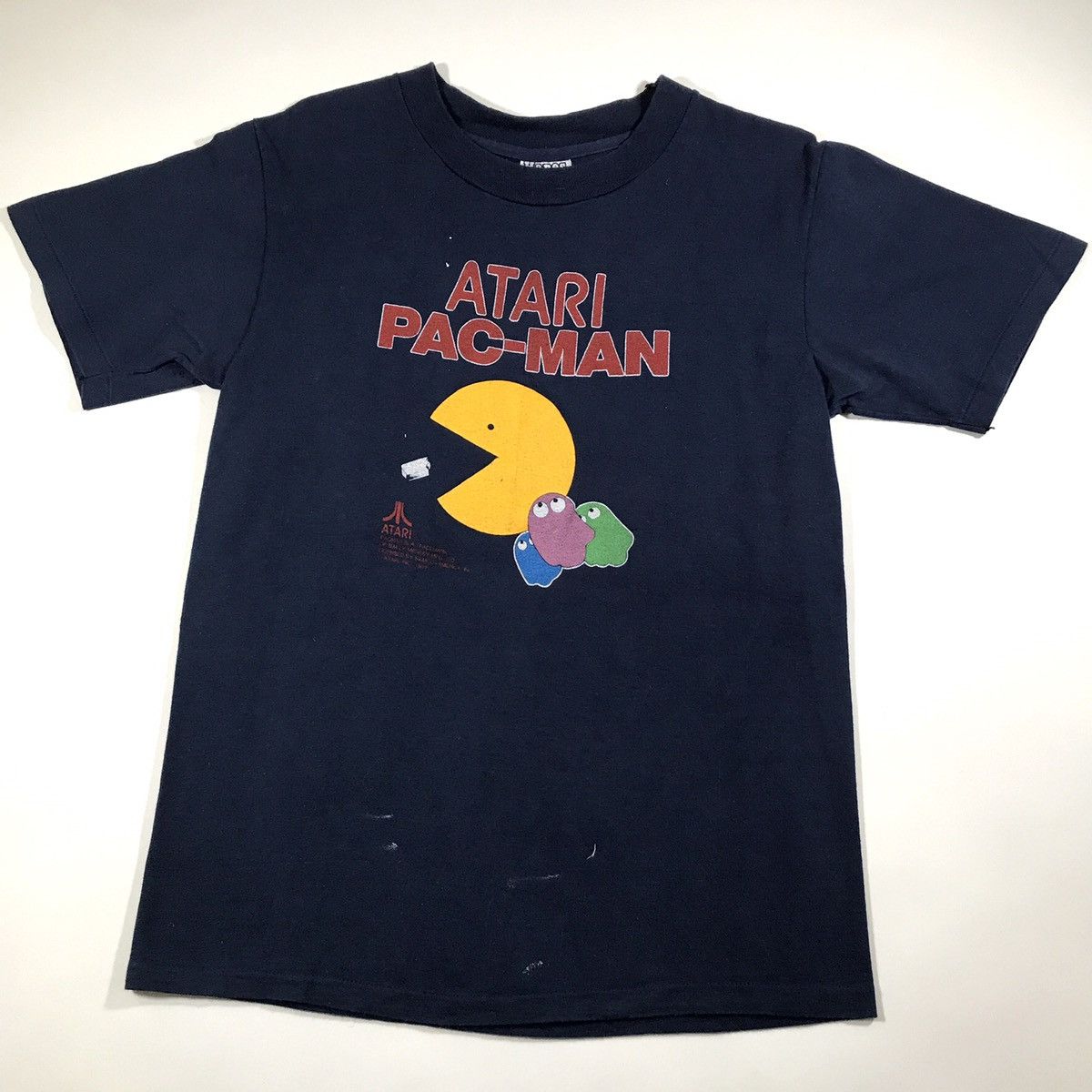 Hanes × Vintage Vintage 1980s Pac Man T shirt Hanes Size US M / EU 48-50 / 2 - 1 Thumbnail
