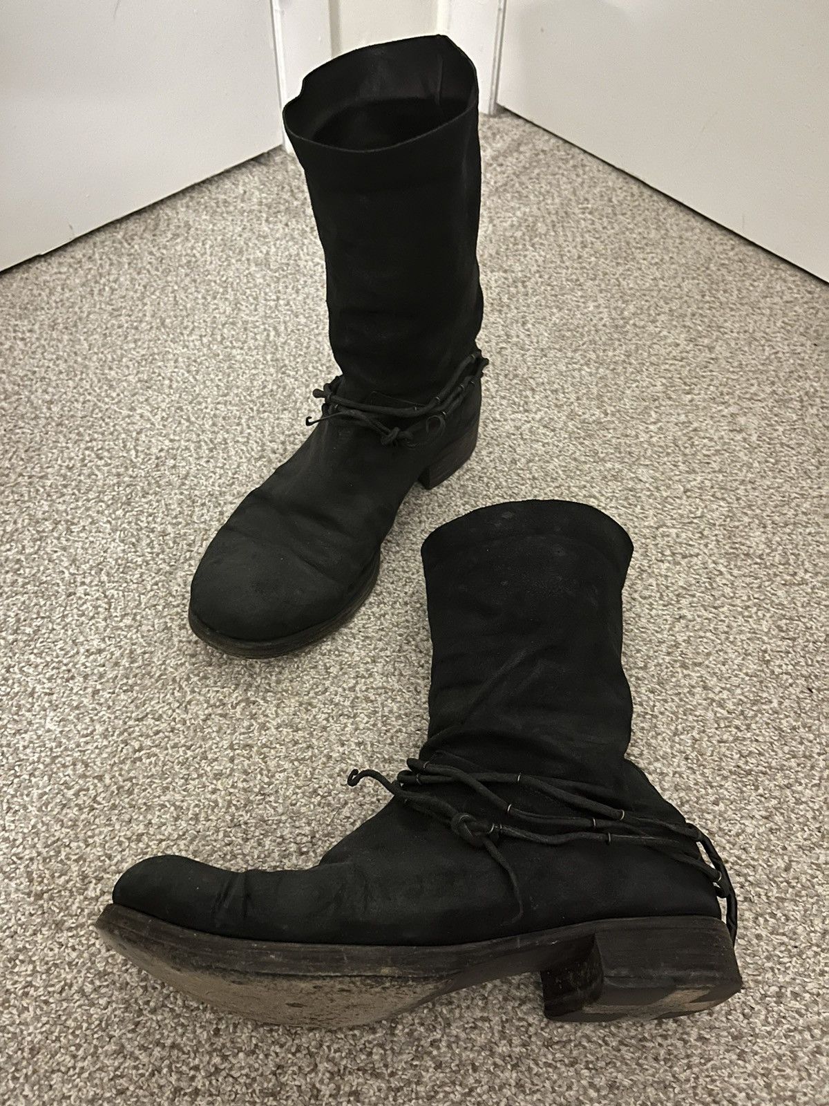 Ma+ MA+ SW 1R2 REVERSE CALF LEATHER BOOTS | Grailed