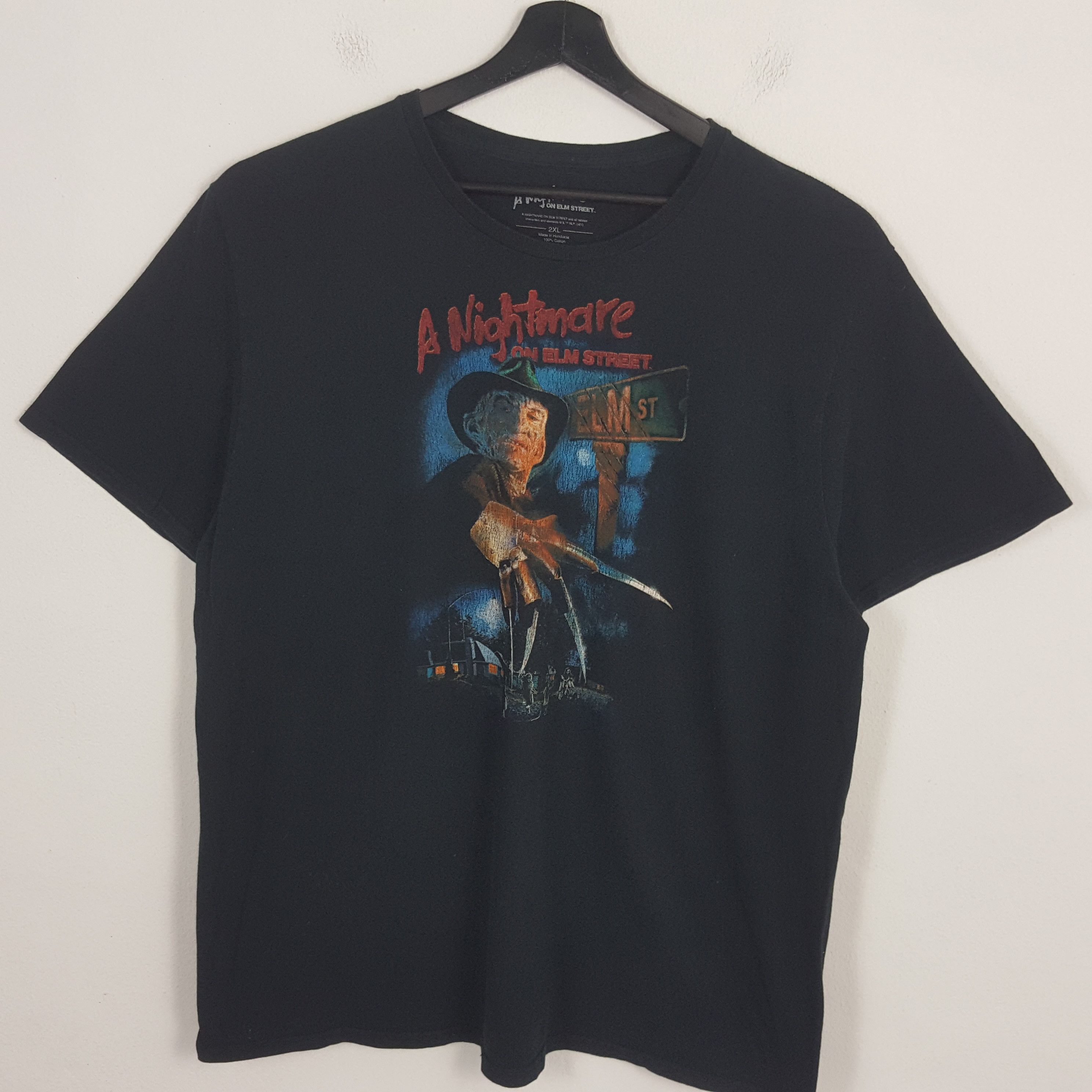 Vintage A NIGHTMARE ON ELM STREET Freddy Horror Movie Tshirt Size US XXL / EU 58 / 5 - 1 Thumbnail