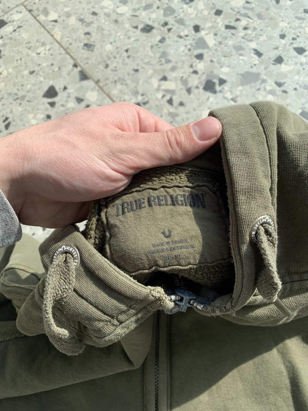 True Religion × Vintage Vintage True Religion Zip up Hoodie TRUE Logo Size US XL / EU 56 / 4 - 8 Thumbnail