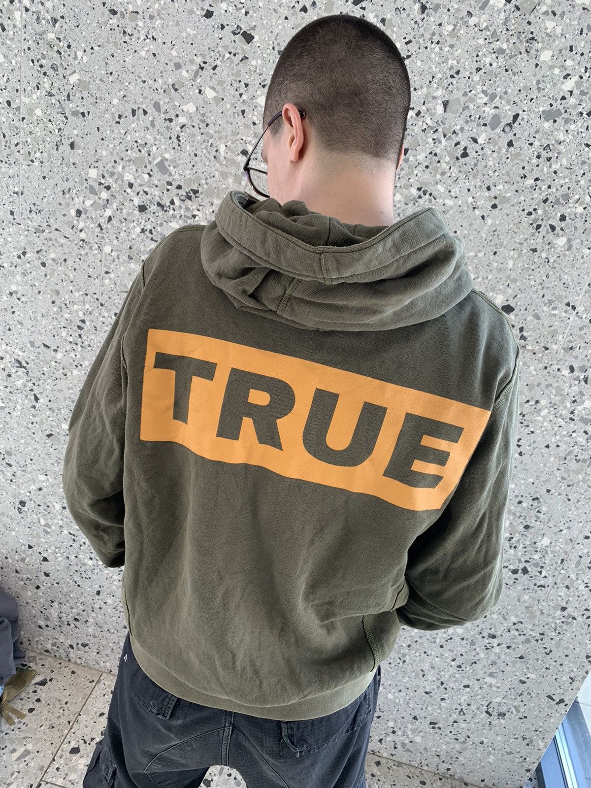 True Religion × Vintage Vintage True Religion Zip up Hoodie TRUE Logo Size US XL / EU 56 / 4 - 4 Thumbnail
