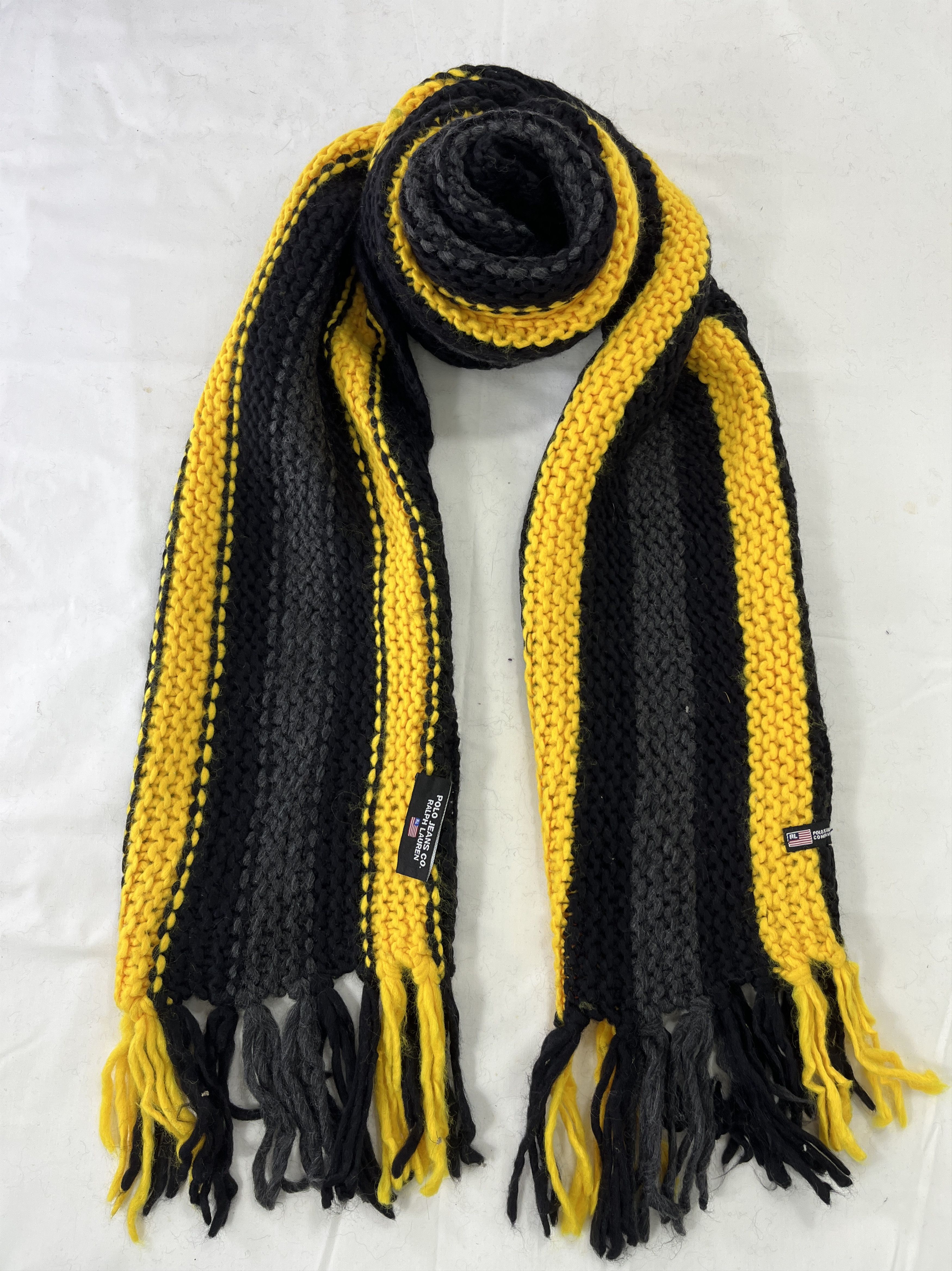 RALPH LAUREN KNIT SCARVES / MUFFLER / NECKWEAR T083