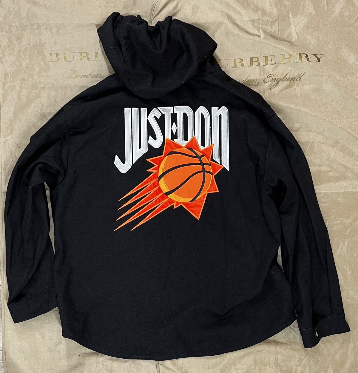 Just Don Just Don rear logo-print hooded jacket size L 1400 Size US L / EU 52-54 / 3 - 10 Thumbnail
