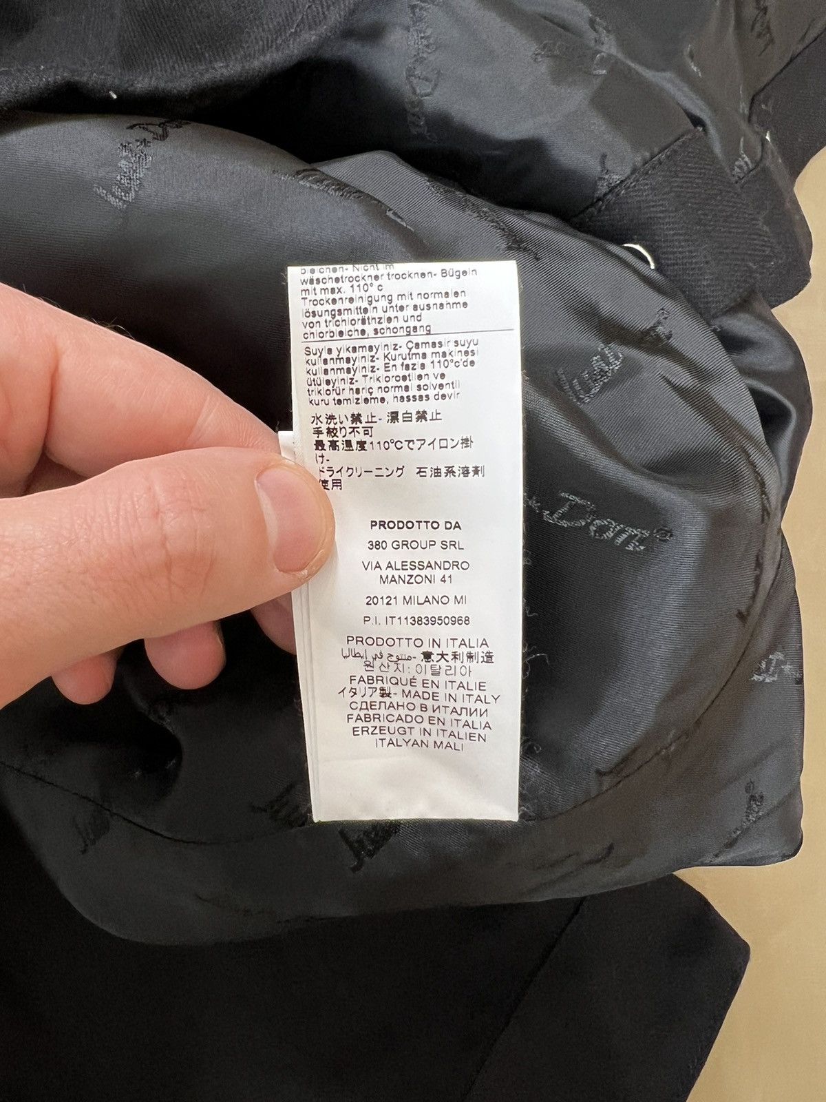 Just Don Just Don rear logo-print hooded jacket size L 1400 Size US L / EU 52-54 / 3 - 8 Thumbnail