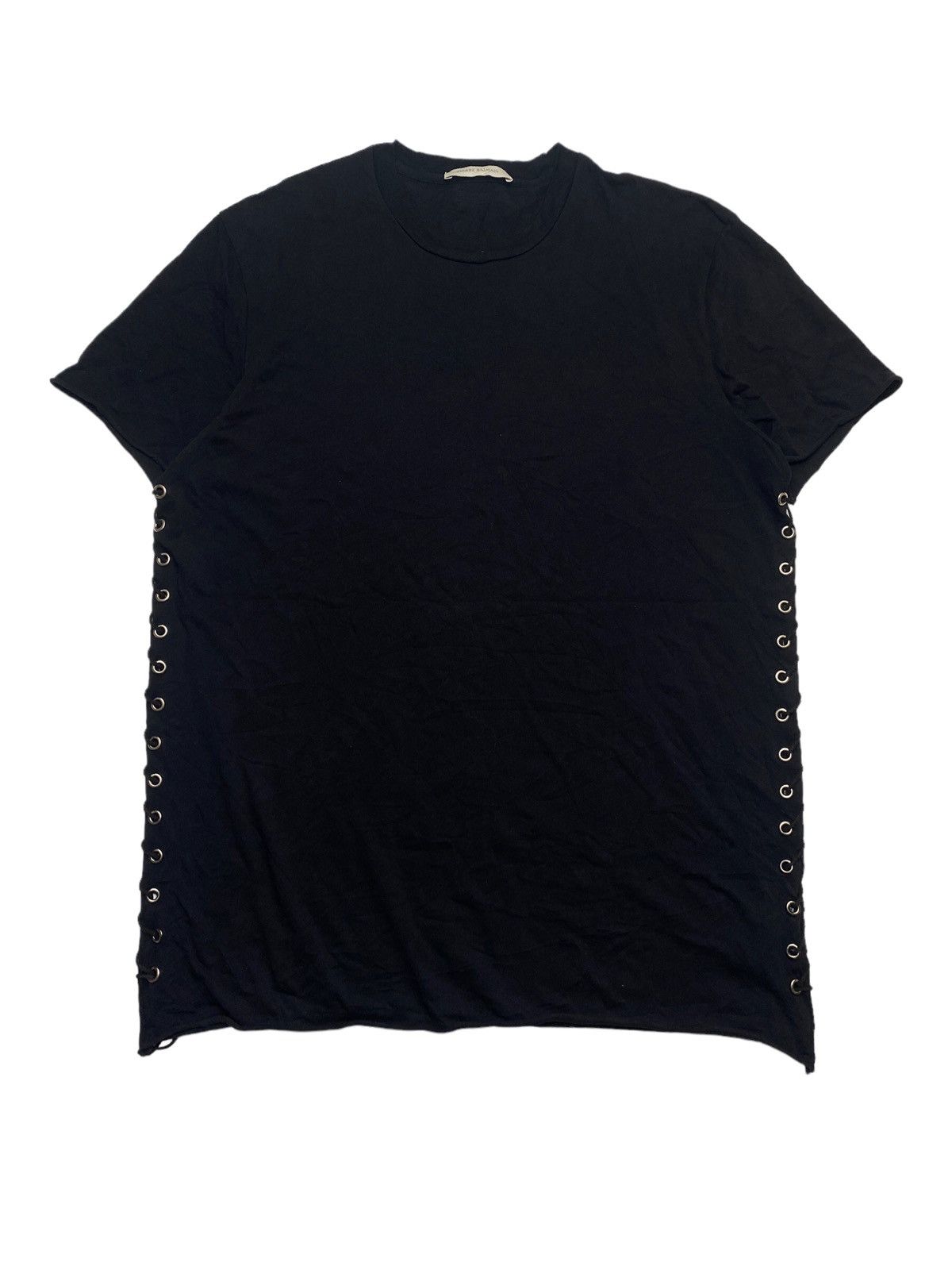 14th Addiction 2000s Pierre Balmain - Side Lace Rockstar T-Shirt Size US L / EU 52-54 / 3 - 1 Thumbnail