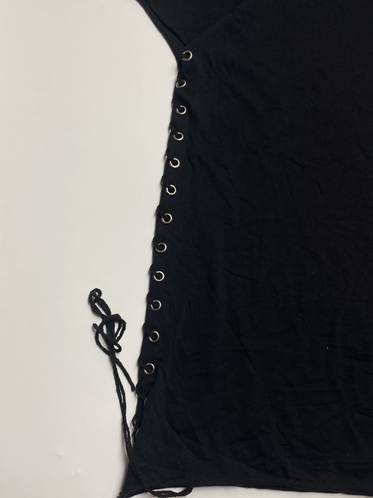 14th Addiction 2000s Pierre Balmain - Side Lace Rockstar T-Shirt Size US L / EU 52-54 / 3 - 2 Thumbnail