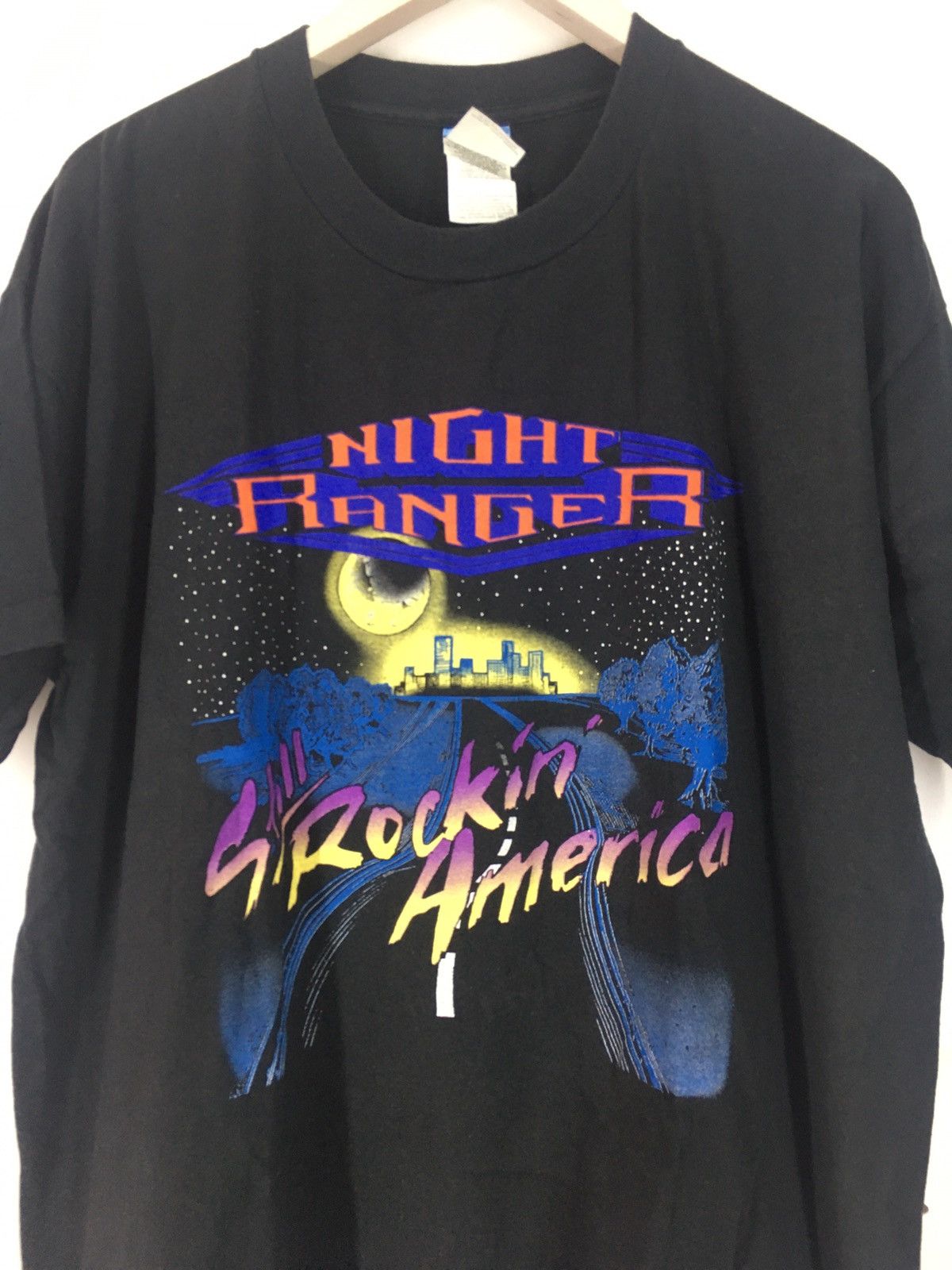 Band Tees Vtg 90s Night Ranger still Rockin’ America rock band t shirt Size US L / EU 52-54 / 3 - 3 Thumbnail