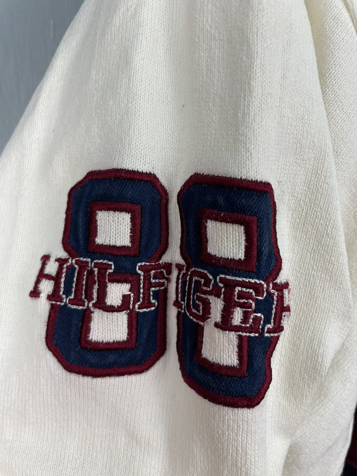 Tommy Hilfiger Vintage 90s Tommy Hilfiger rugby style polo long sleeve Size US L / EU 52-54 / 3 - 6 Thumbnail