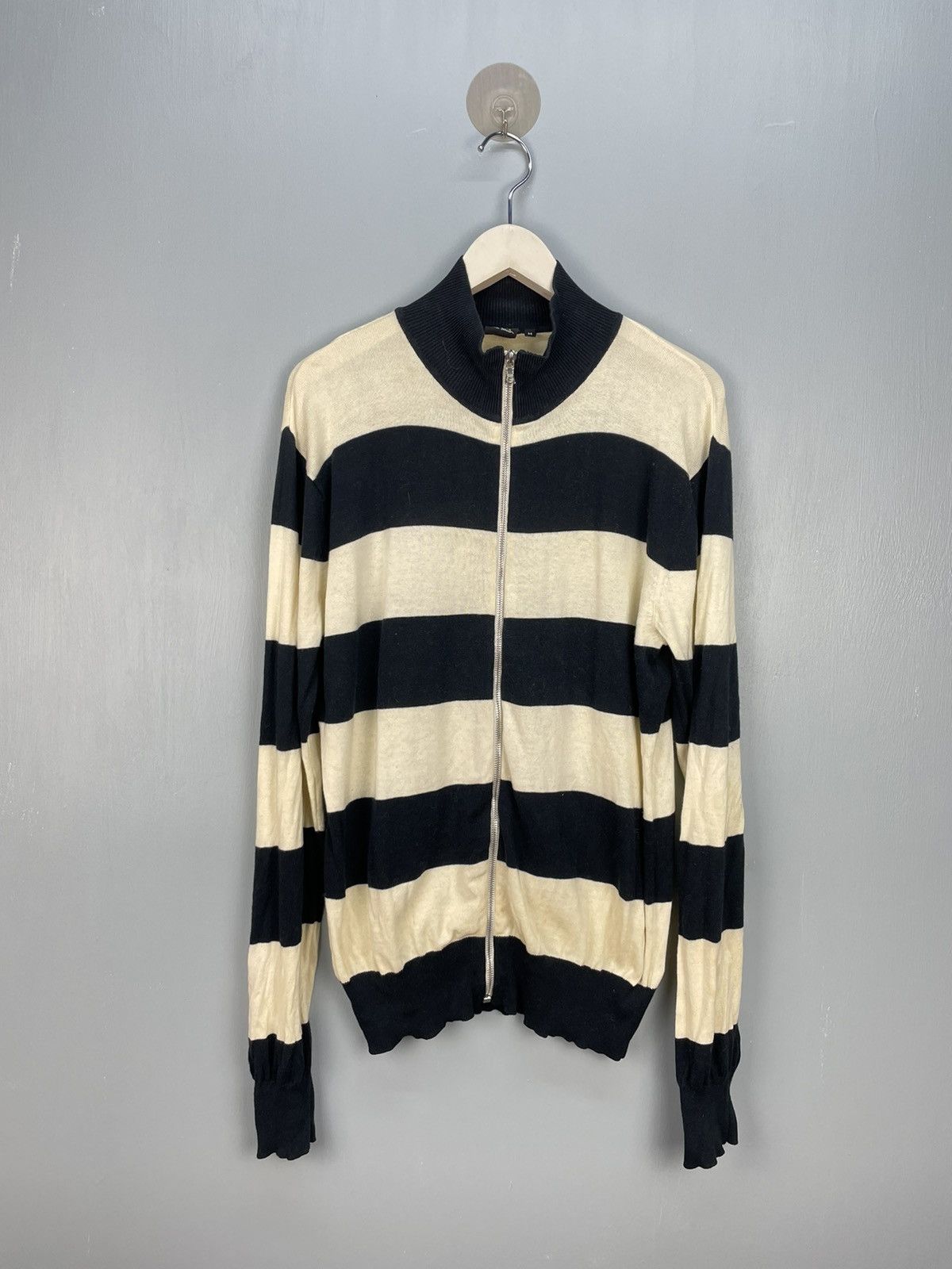 Paul Smith Paul Smith stripe zip up sweater Size US M / EU 48-50 / 2 - 1 Thumbnail