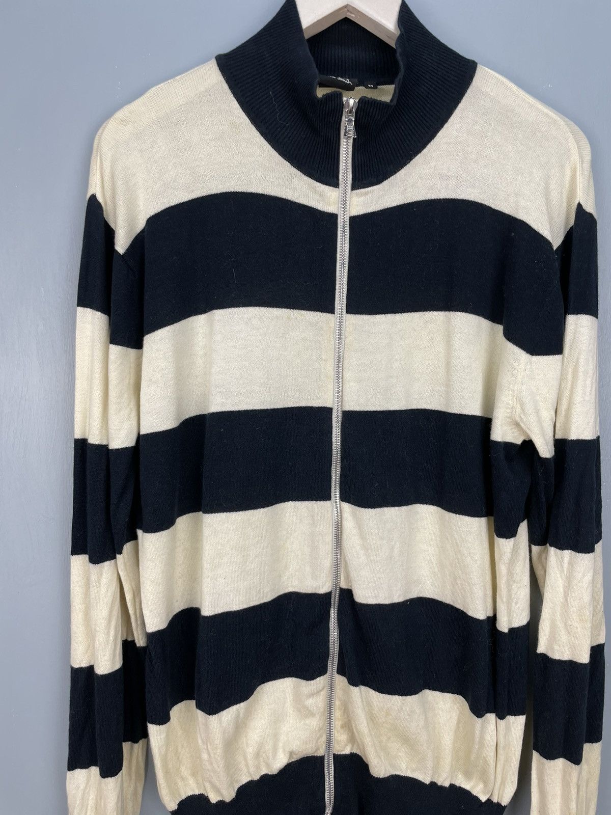 Paul Smith Paul Smith stripe zip up sweater Size US M / EU 48-50 / 2 - 3 Thumbnail