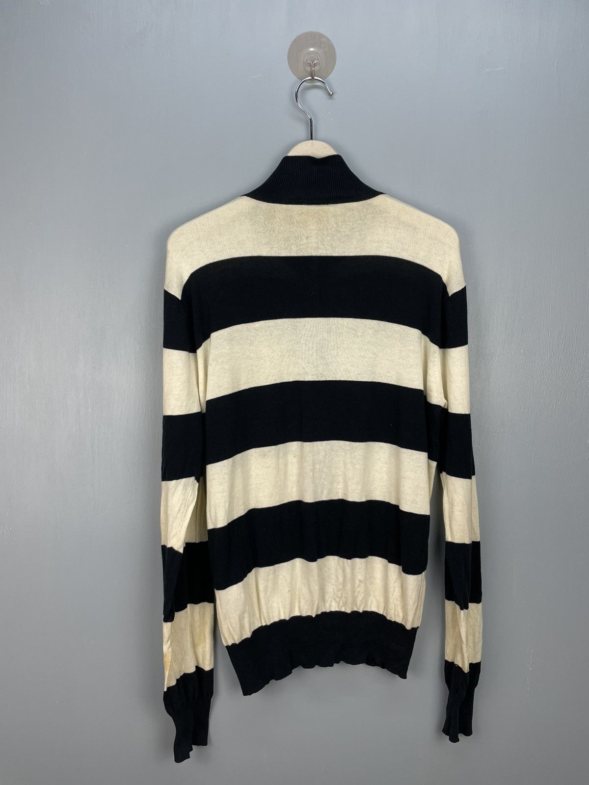 Paul Smith Paul Smith stripe zip up sweater Size US M / EU 48-50 / 2 - 2 Thumbnail
