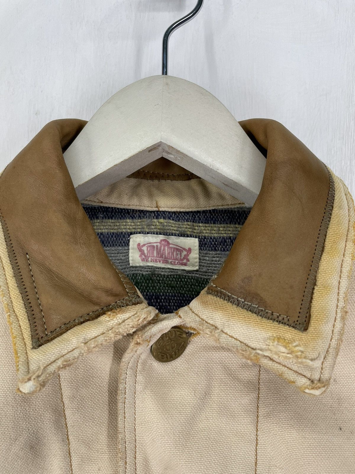 Blue Blue Japan HR market Blue Blue Japan Chore jacket distress design Size US M / EU 48-50 / 2 - 5 Thumbnail
