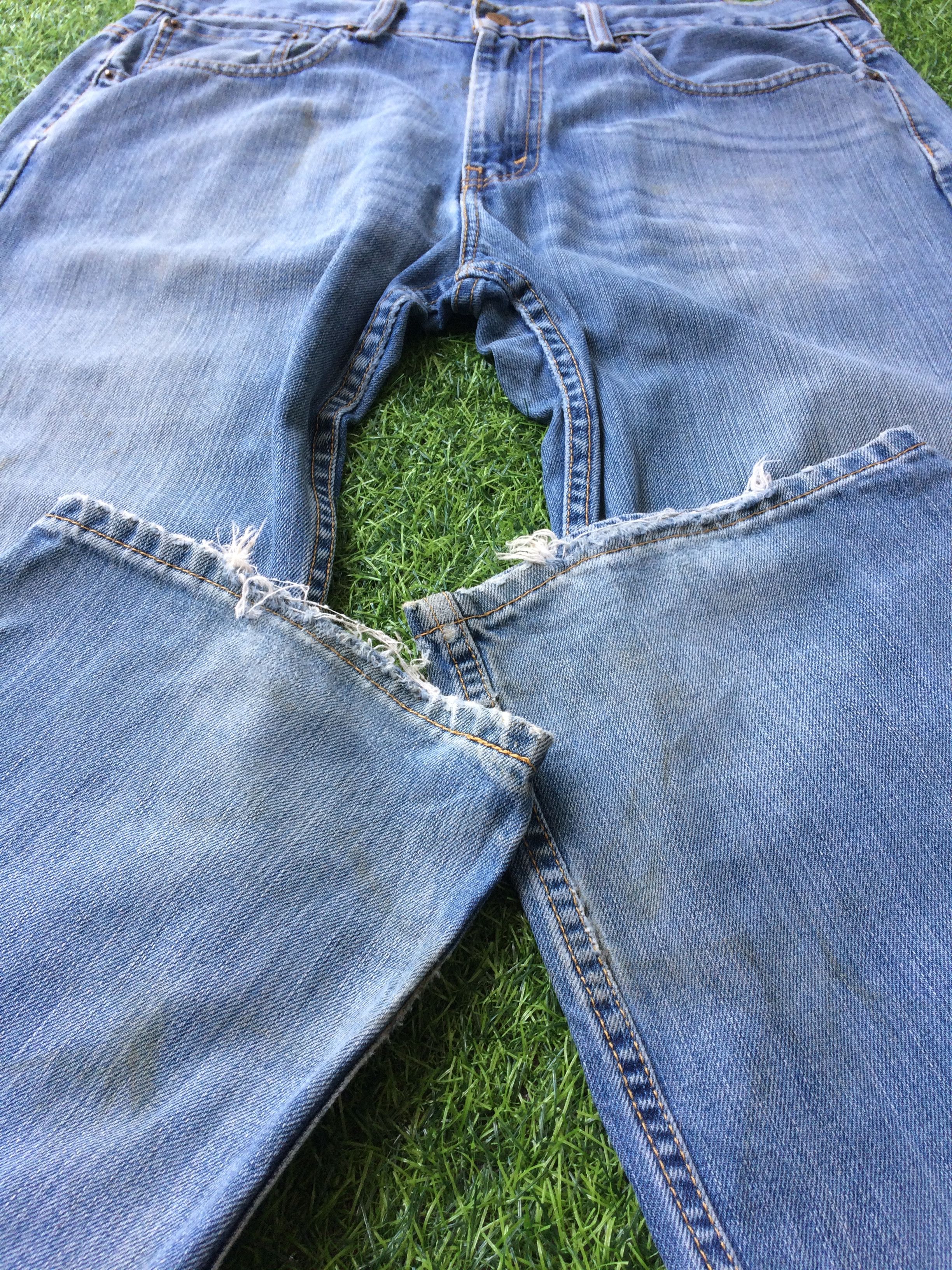 Levi's Distressed Levis 569 Loose Straight Fit Jeans #B-228 Size US 34 / EU 50 - 4 Thumbnail