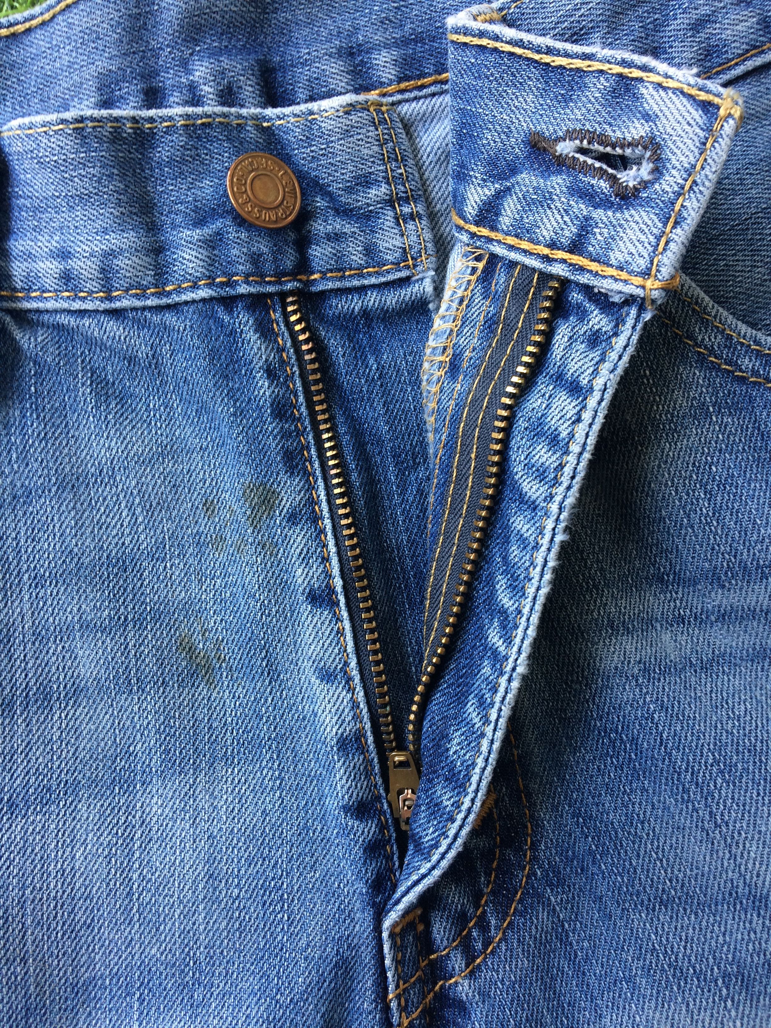 Levi's Distressed Levis 569 Loose Straight Fit Jeans #B-228 Size US 34 / EU 50 - 3 Thumbnail