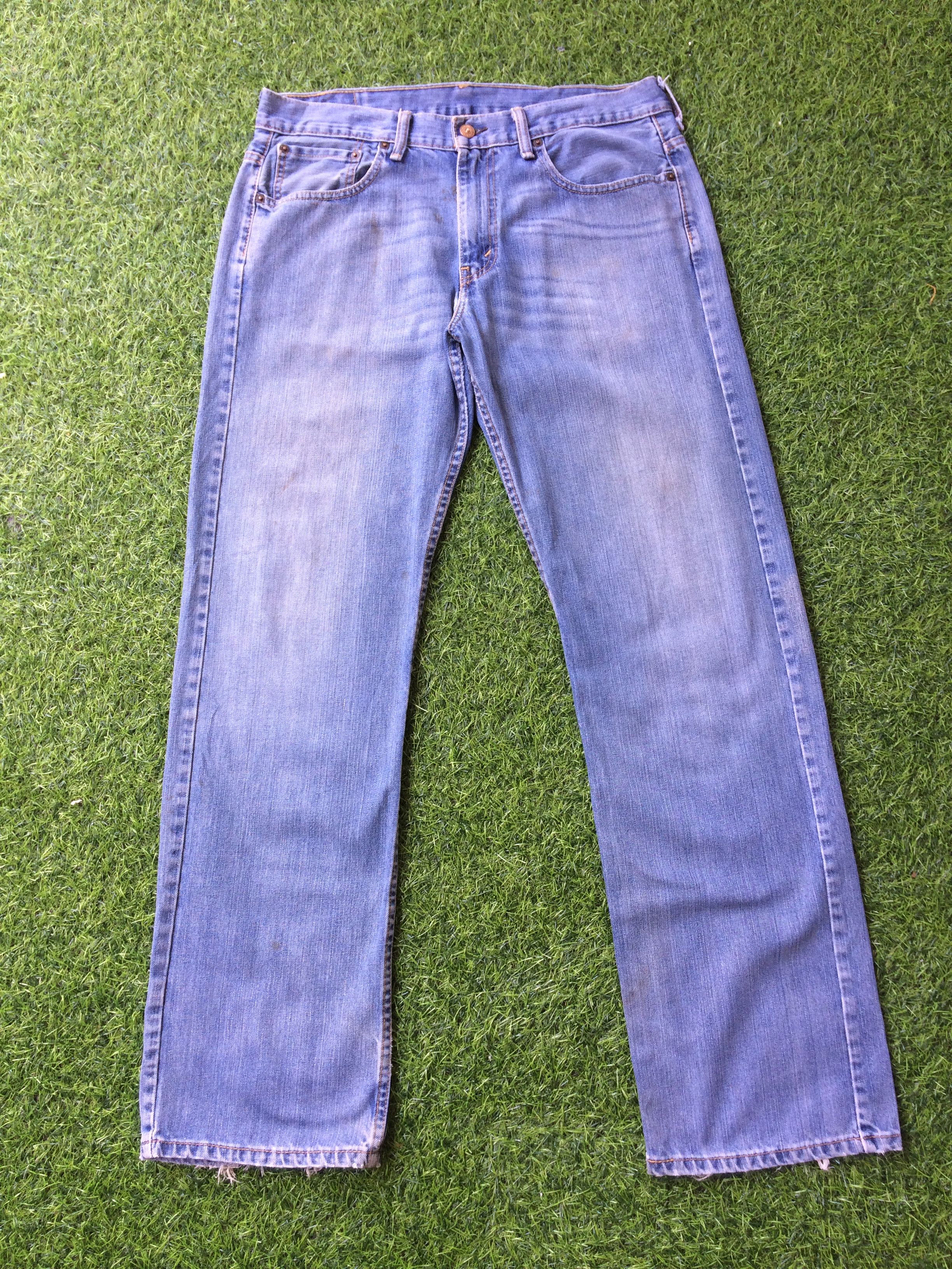 Levi's Distressed Levis 569 Loose Straight Fit Jeans #B-228 Size US 34 / EU 50 - 1 Thumbnail