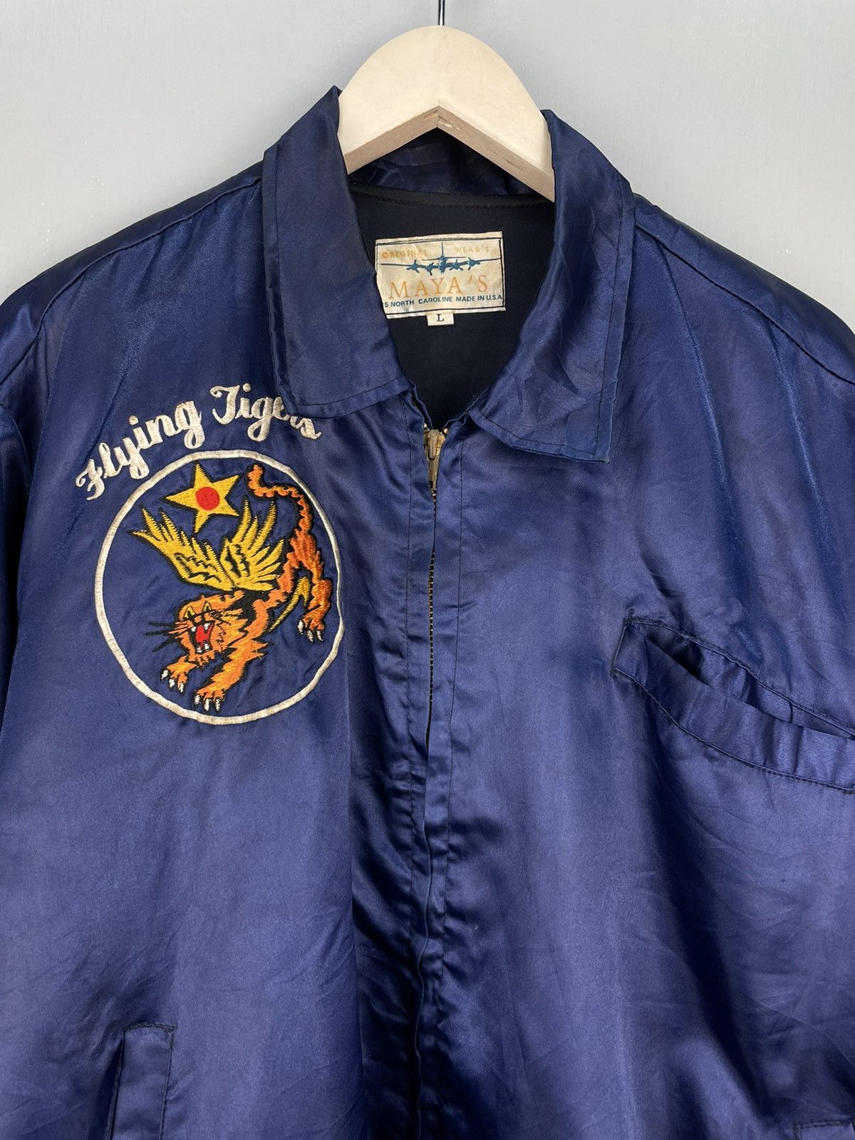 Vintage Vintage 50s Flying Tigers U.S. Army Air Force Sukajan jacket Size US L / EU 52-54 / 3 - 3 Thumbnail